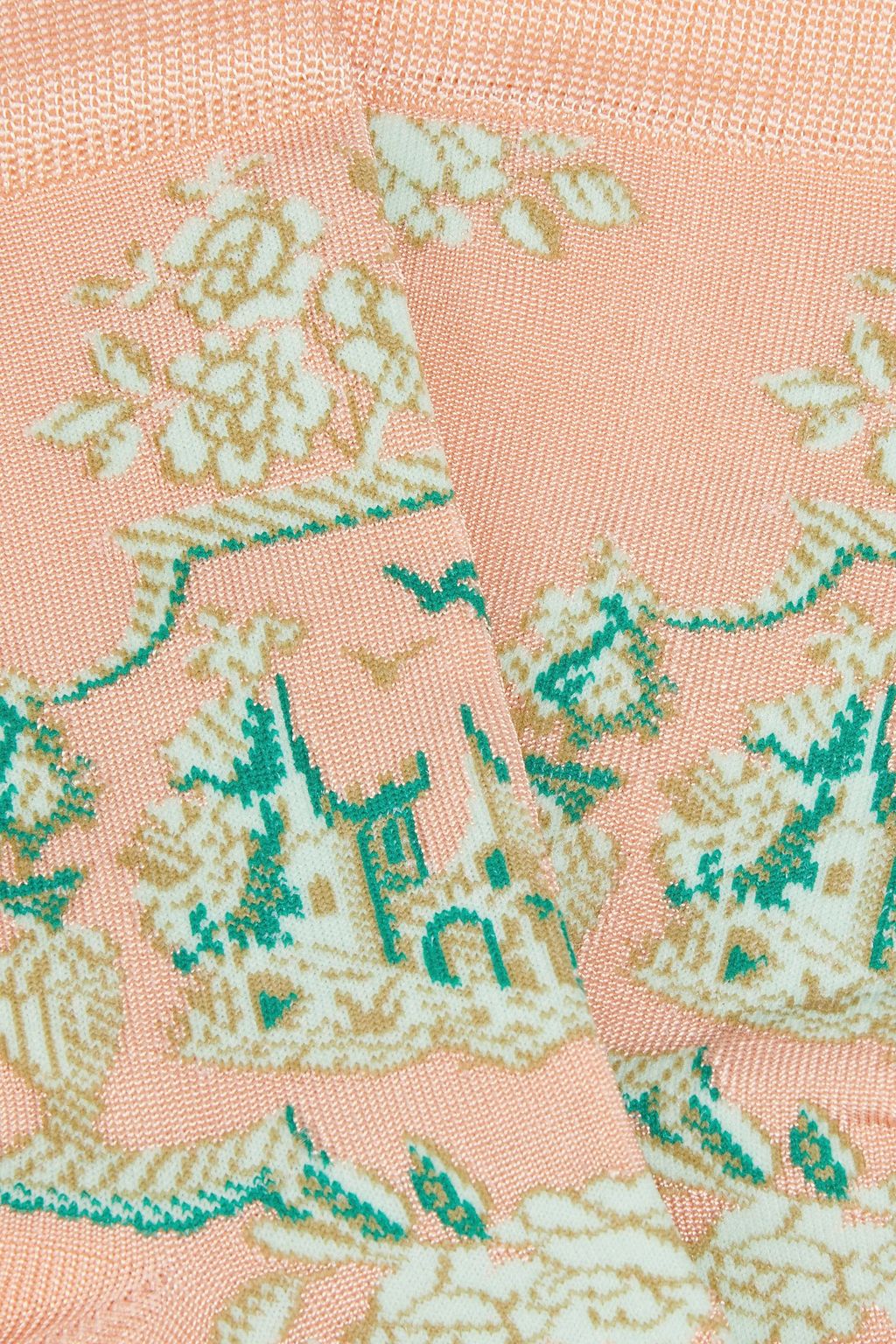 SIMONE ROCHA Jacquard-knit socks