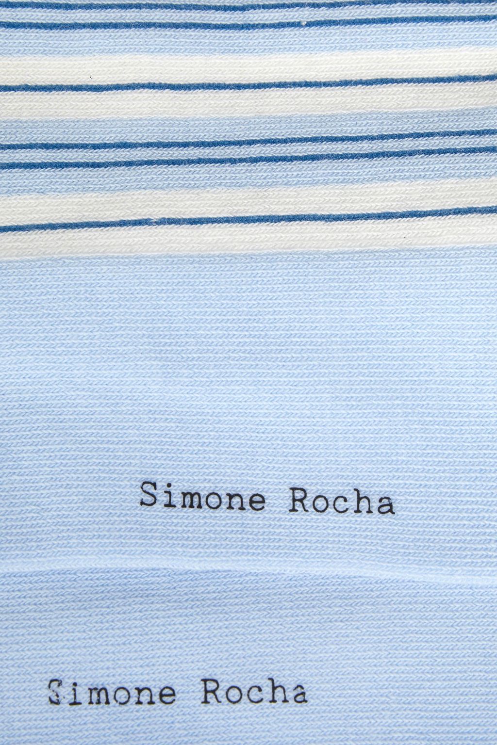 SIMONE ROCHA Intarsia-knit cotton-blend socks