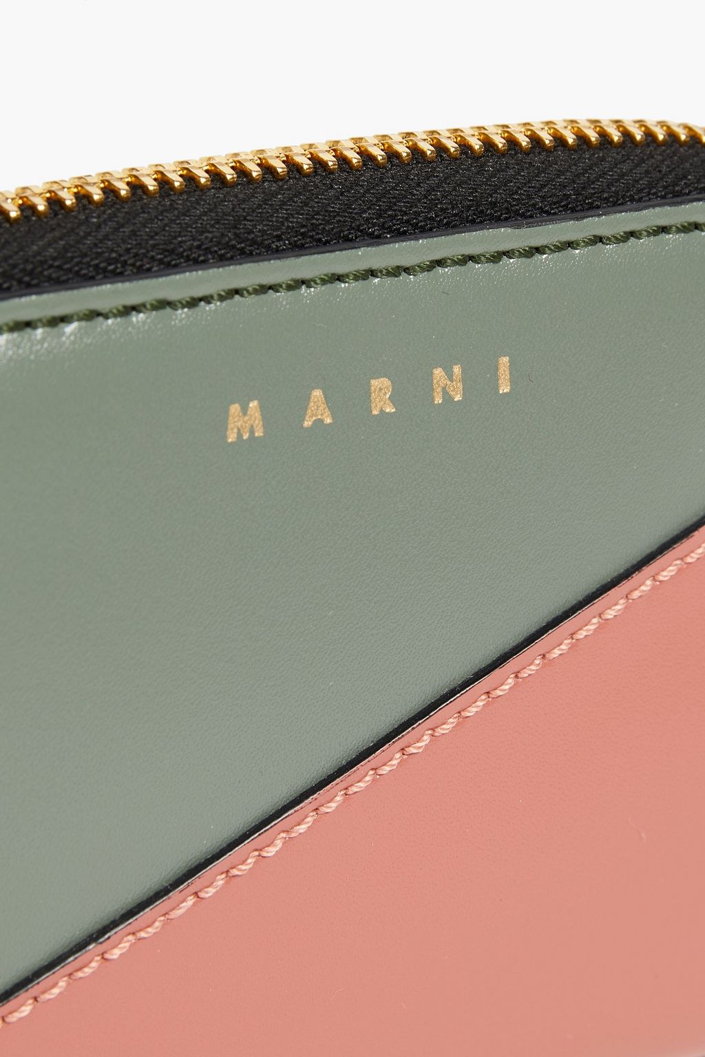 MARNI Two-tone leather wallet