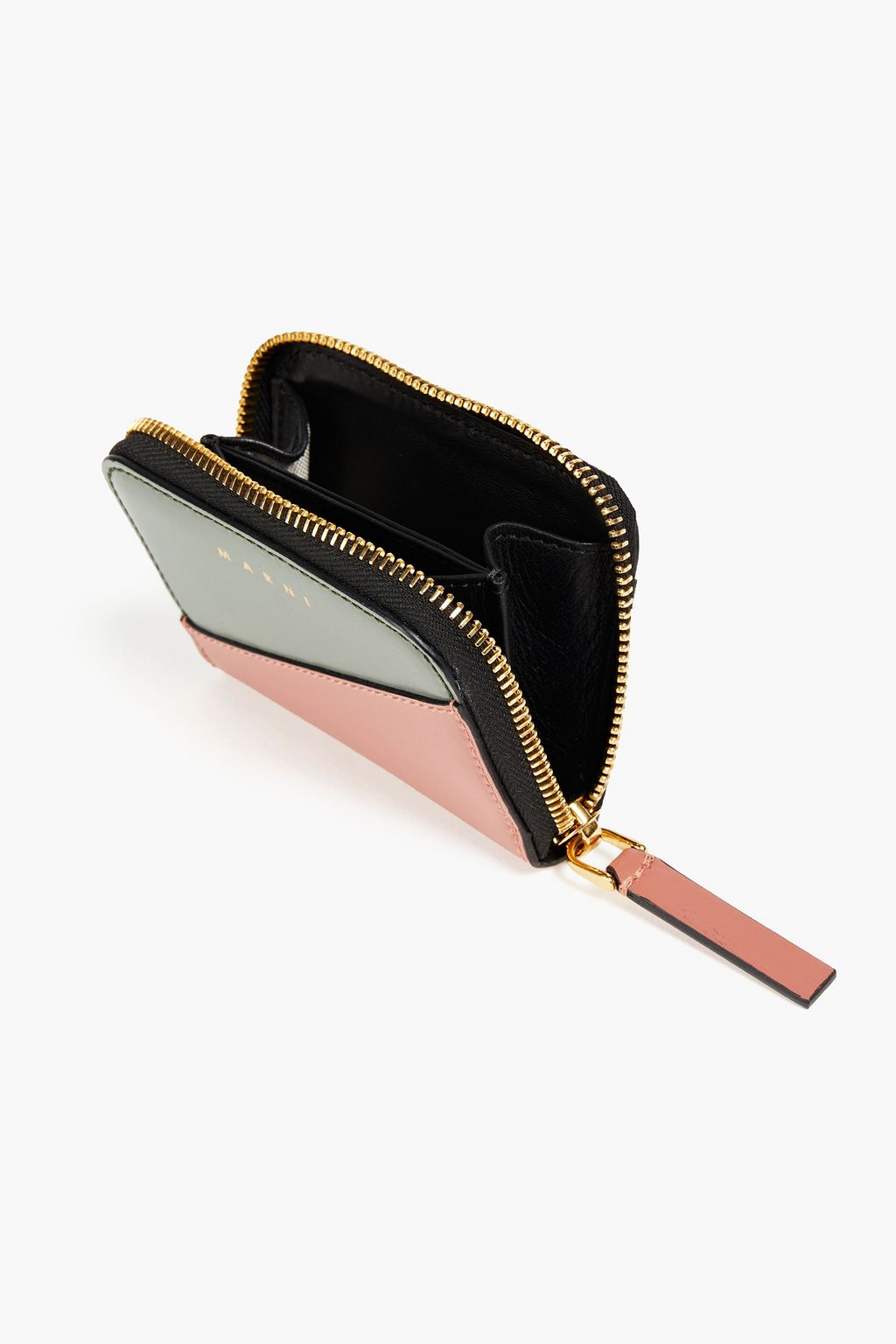 MARNI Two-tone leather wallet