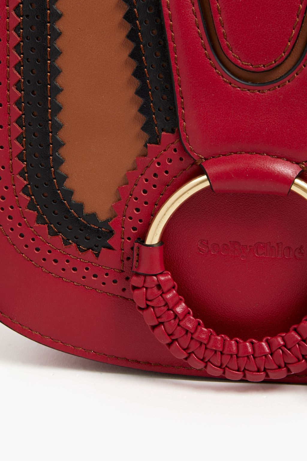 SEE BY CHLOÉ Hana color-block leather shoulder bag