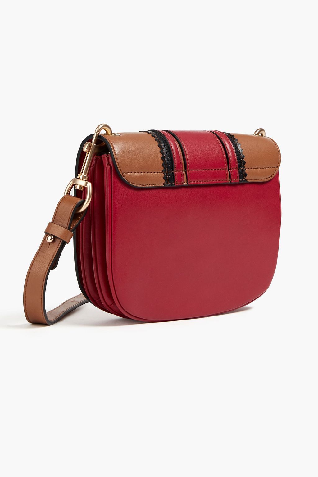 SEE BY CHLOÉ Hana color-block leather shoulder bag