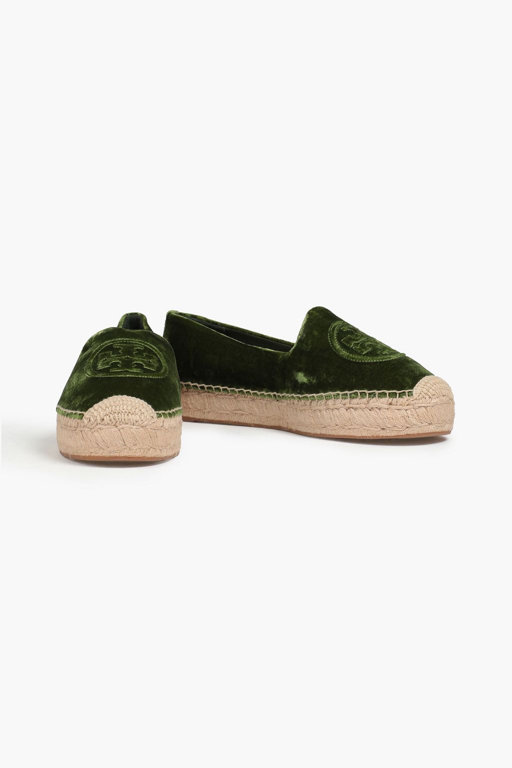 TORY BURCH Velvet espadrilles