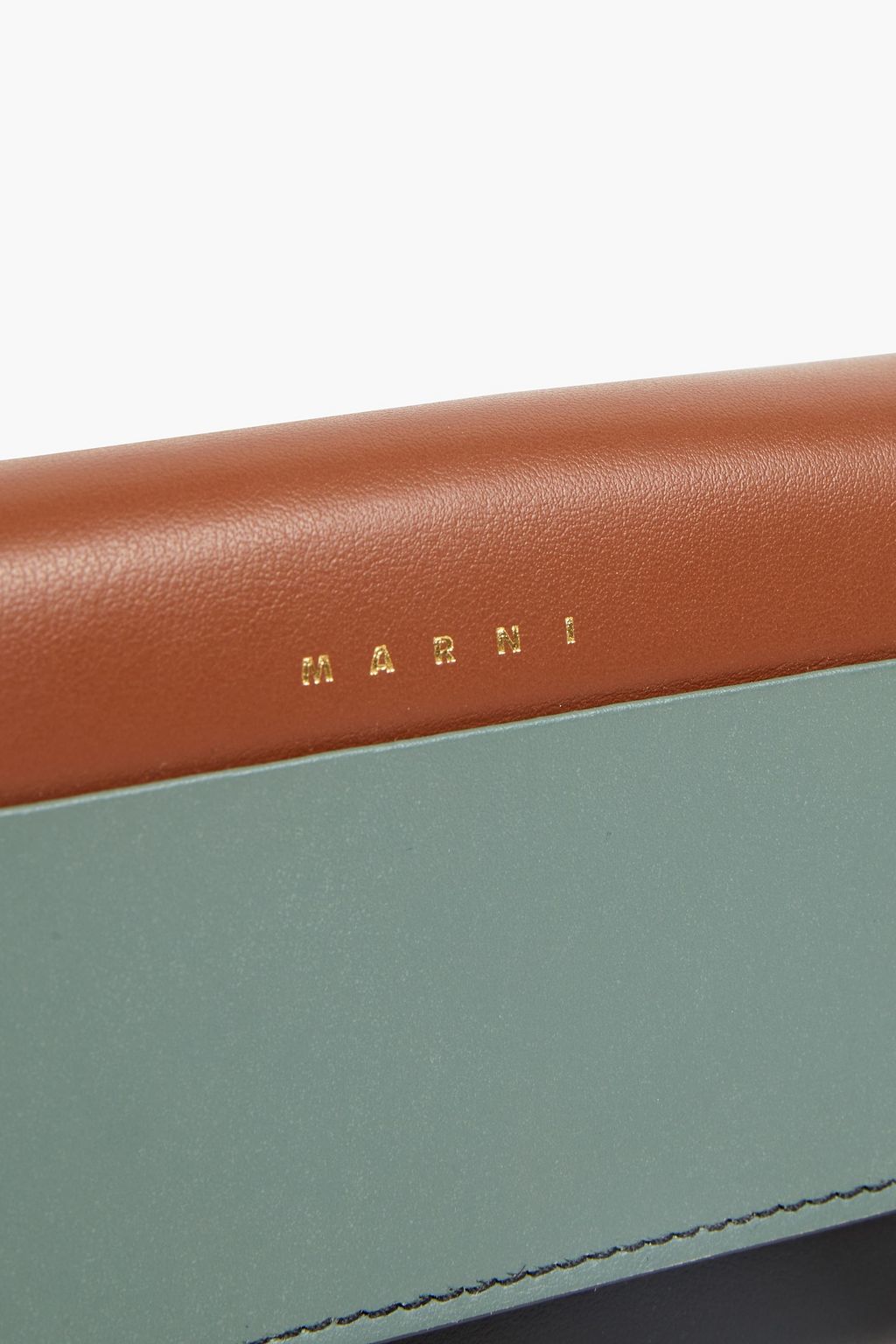 MARNI Color-block leather wallet