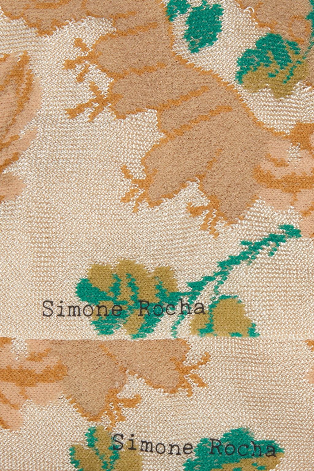 SIMONE ROCHA Jacquard-knit socks