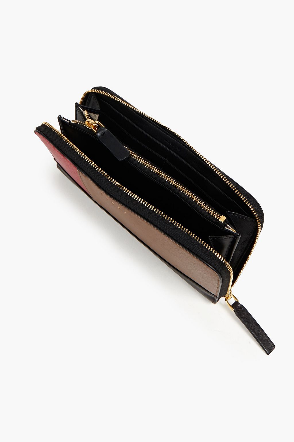 MARNI Color-block leather wallet