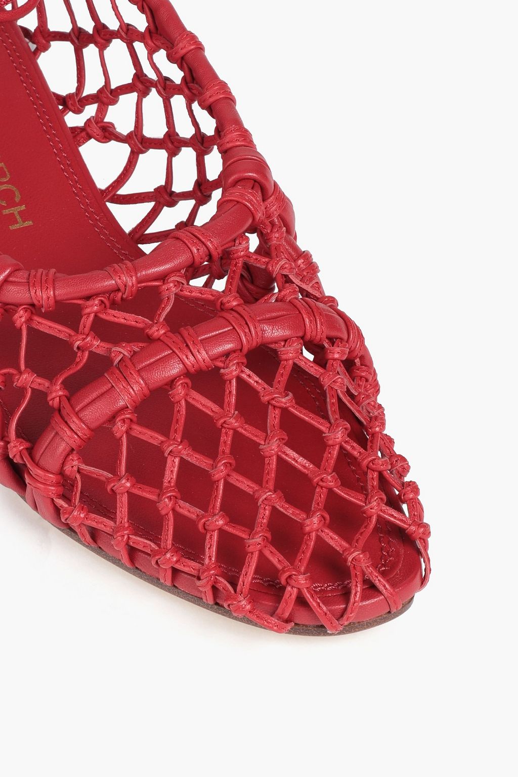TORY BURCH Helena knotted leather ballet flats