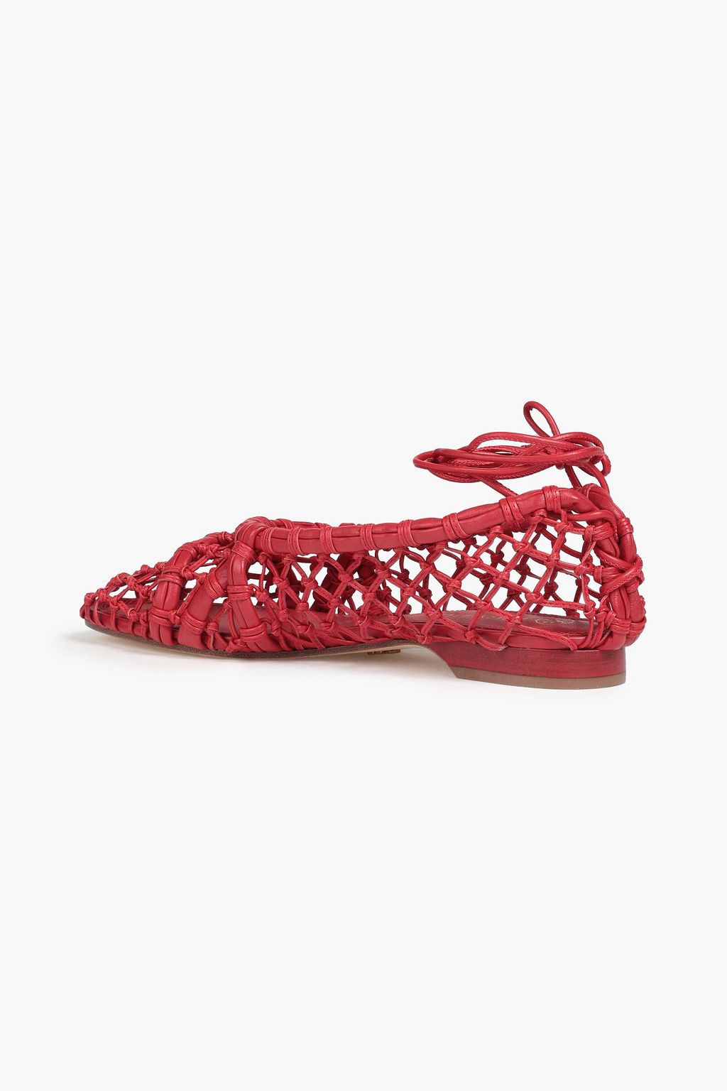 TORY BURCH Helena knotted leather ballet flats