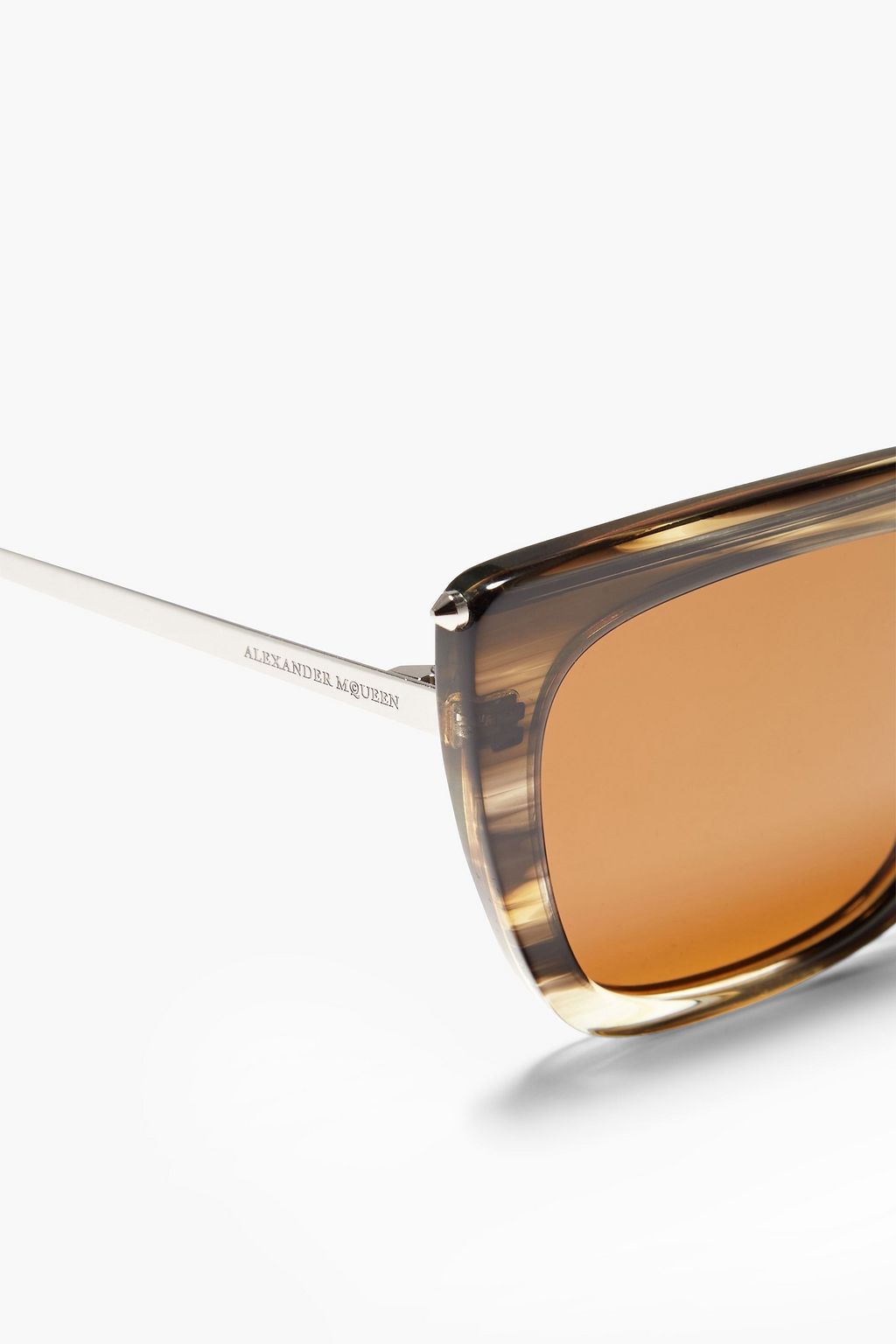 MCQUEEN D-frame tortoiseshell acetate sunglasses