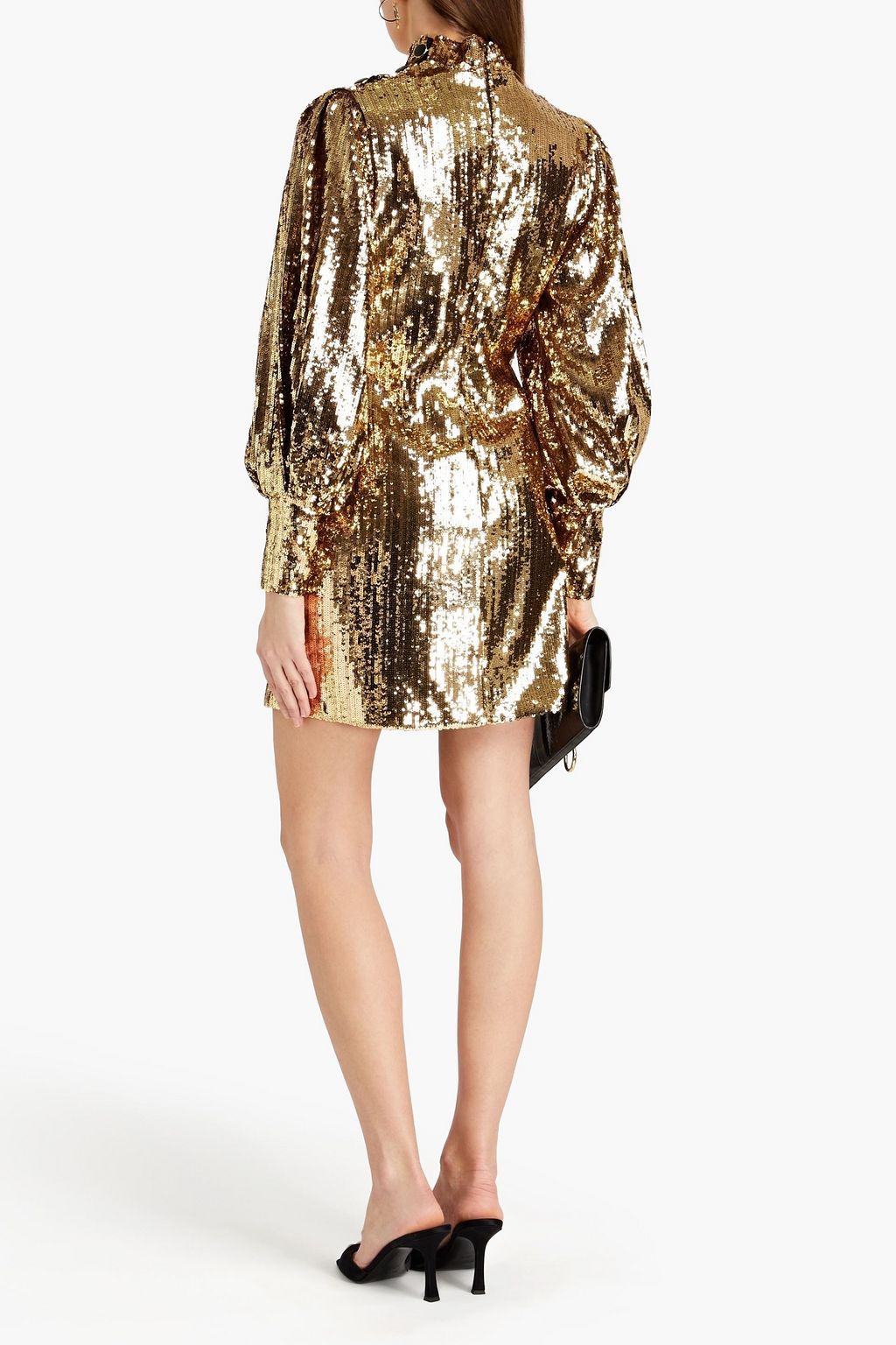 BORGO DE NOR Lima sequined woven mini dress