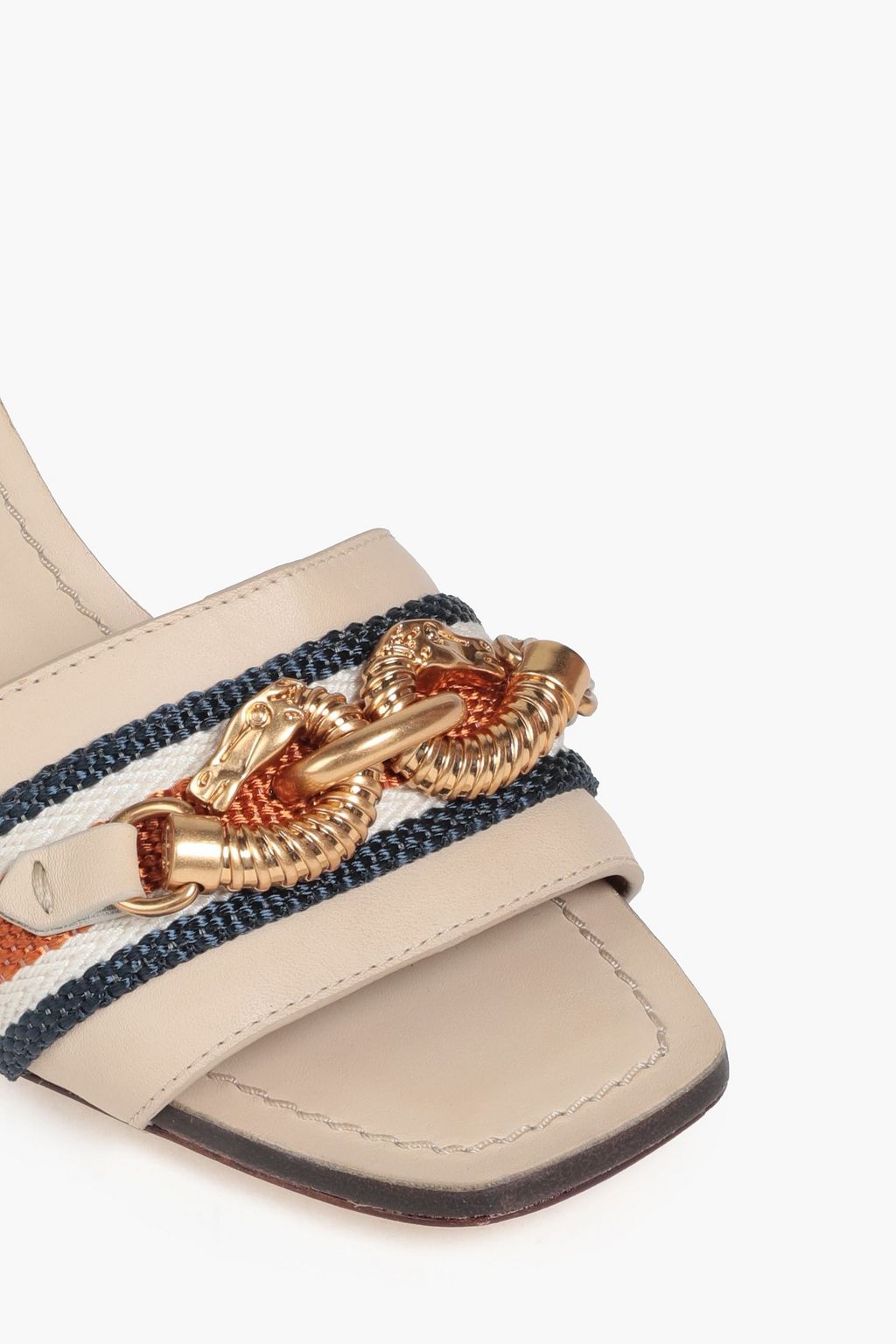 TORY BURCH Jessa embellished leather mules
