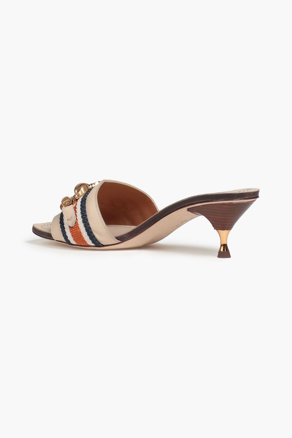 TORY BURCH Jessa embellished leather mules