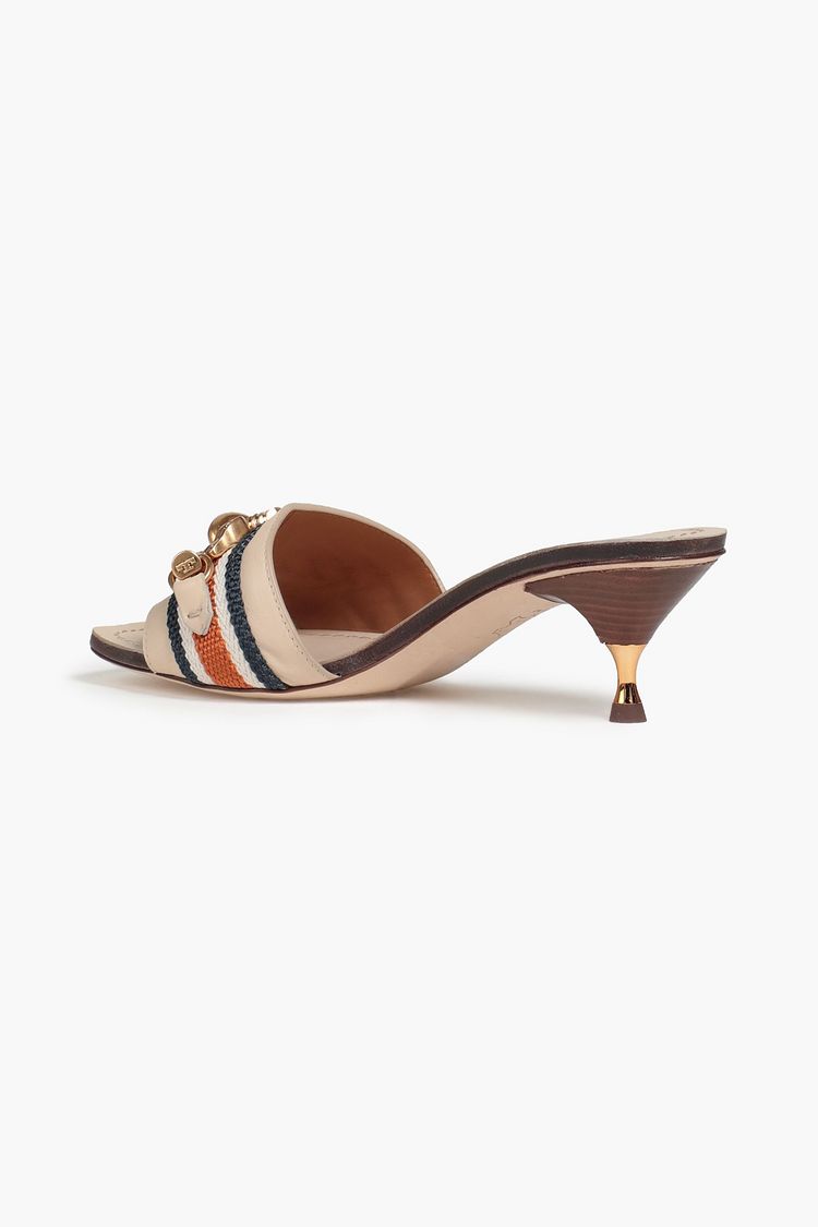tory burch jessa leather mules