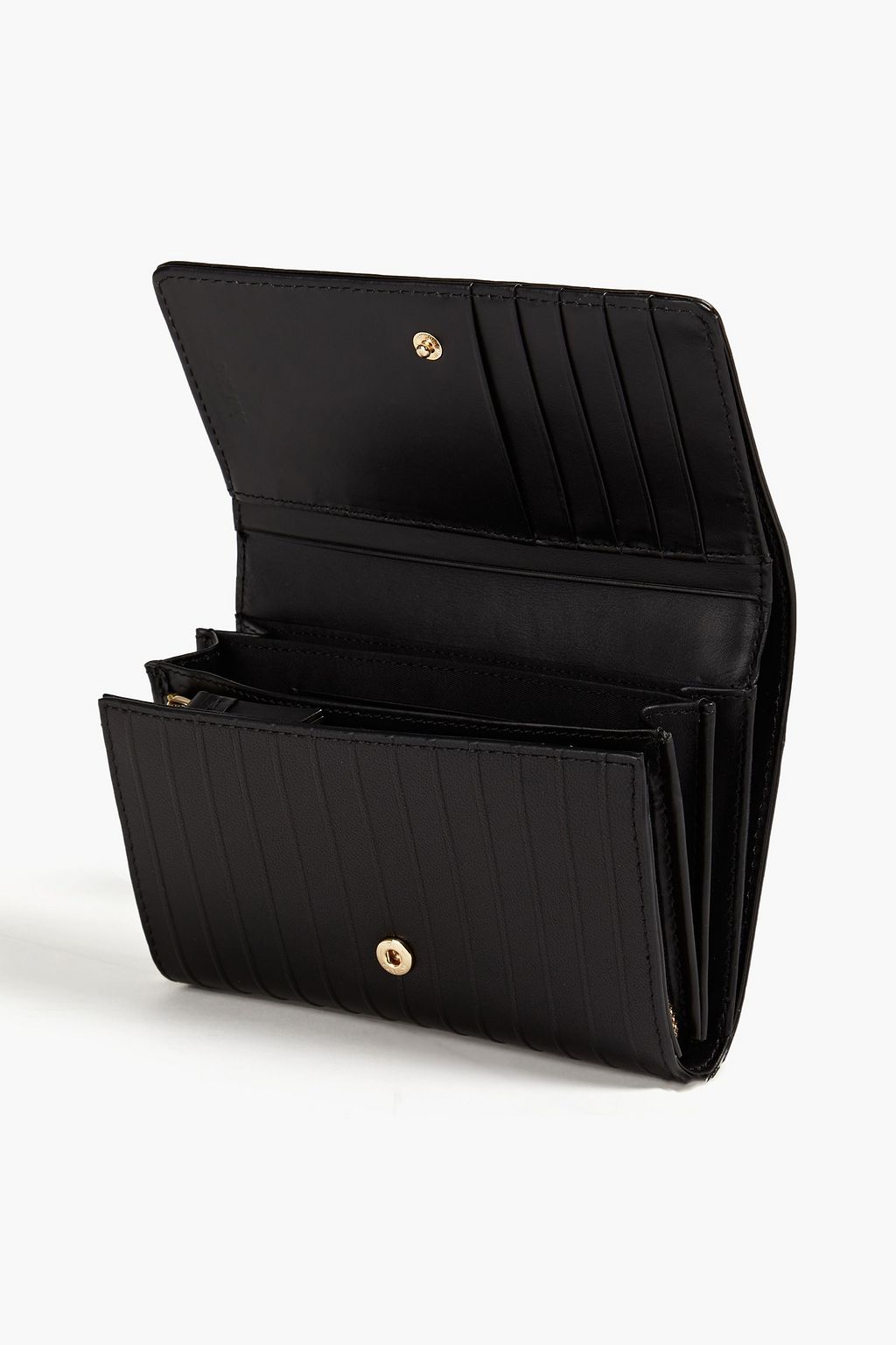 DKNY Embossed textured-leather wallet