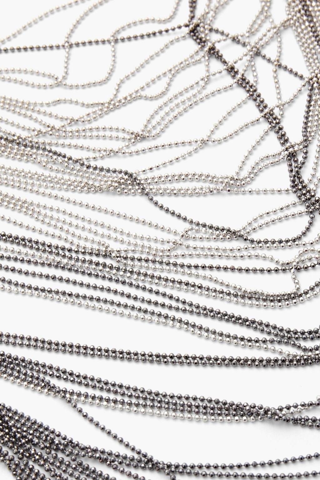 FABIANA FILIPPI Diletta silver-tone beaded necklace
