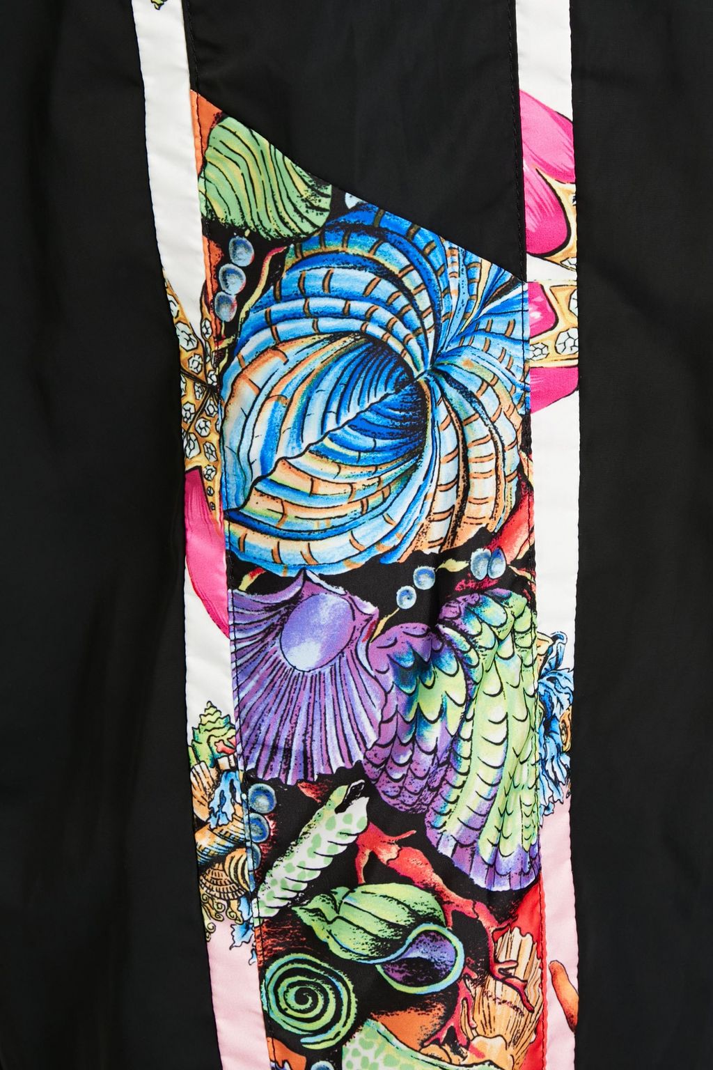 VERSACE Tapered printed shell pants
