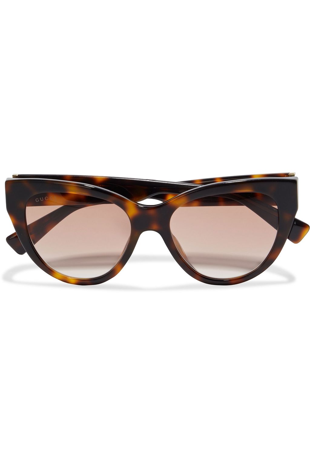 SAINT LAURENT Uku cat-eye gunmetal-tone sunglasses