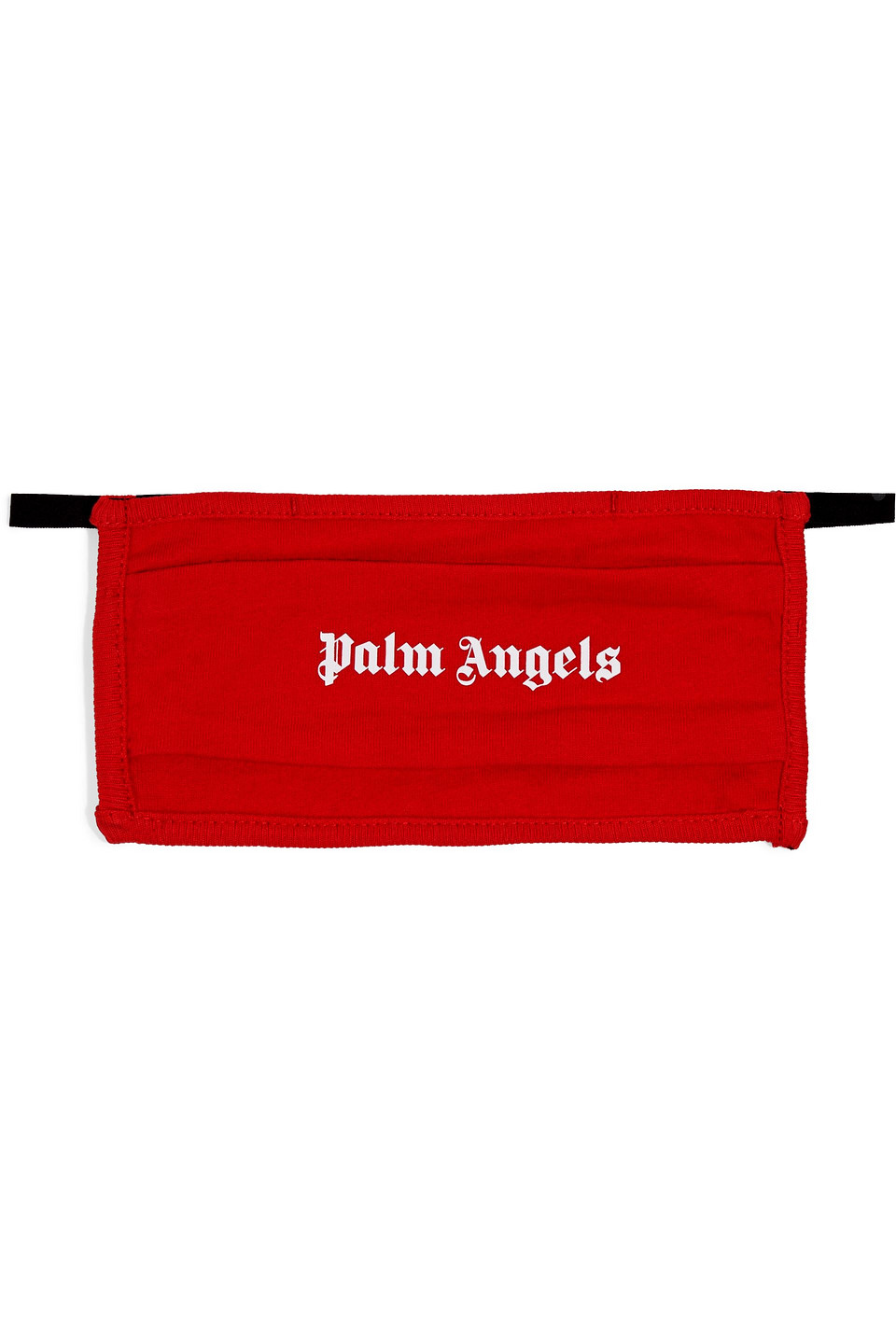 Palm Angels Printed Cotton-jersey Face Mask In Red