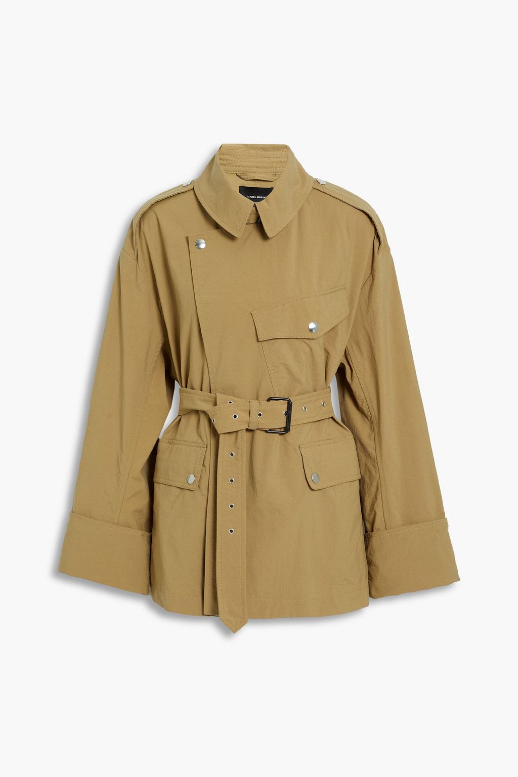 ISABEL MARANT Lorenzo belted shell jacket THE OUTNET