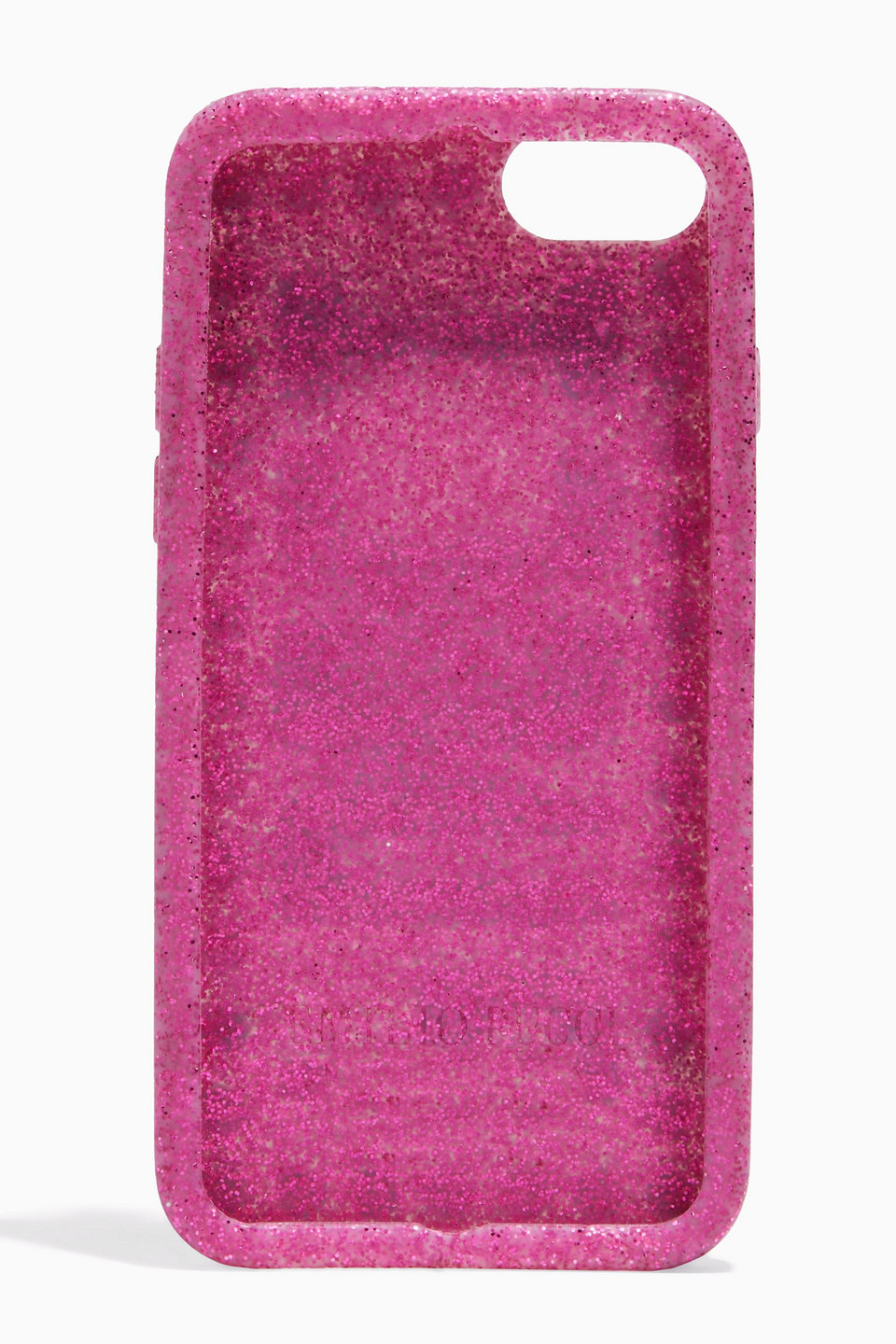 Pucci Embellished Glittered Silicone Iphone 7 And 8 Case In Fuchsia