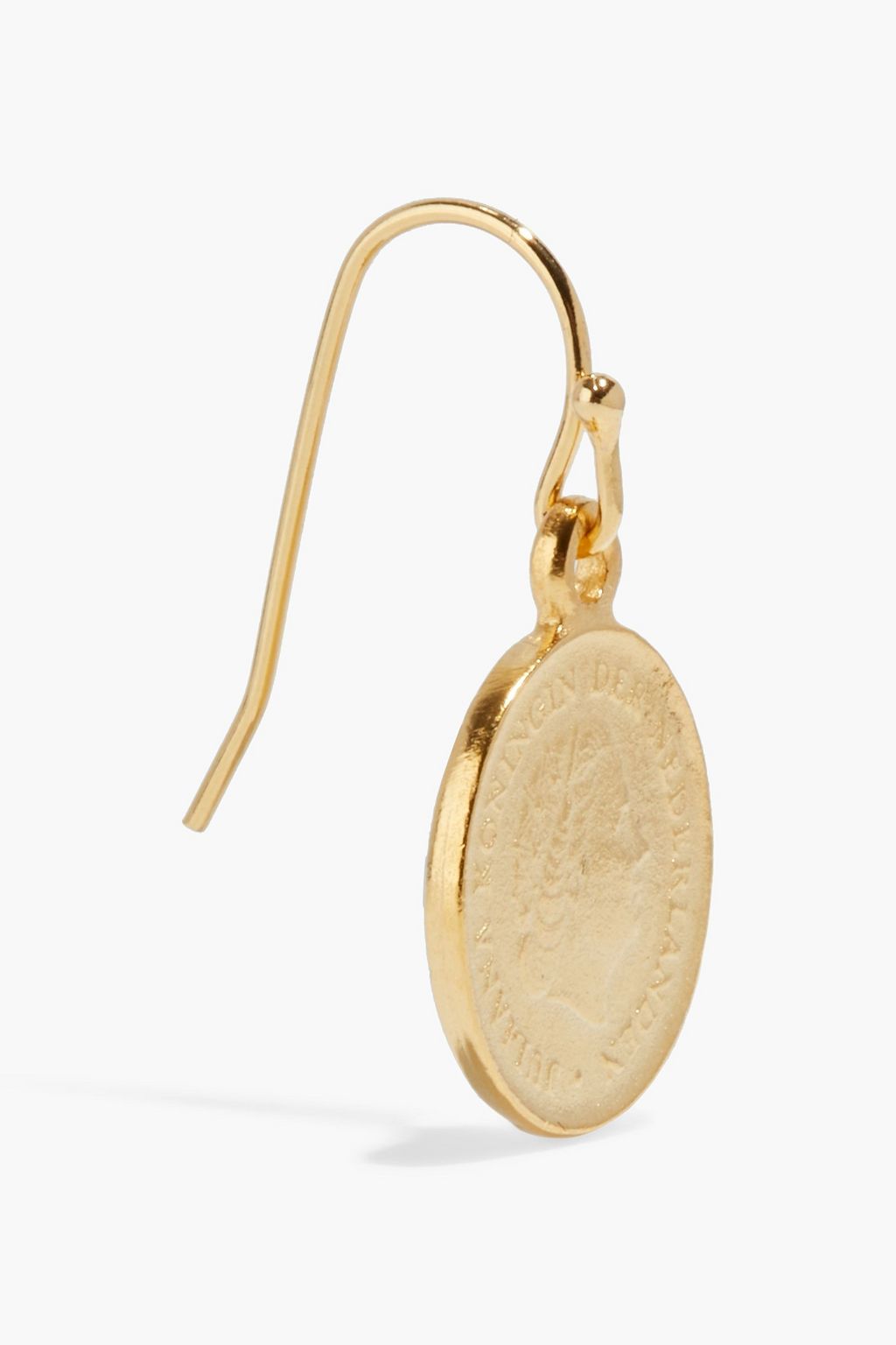 BEN-AMUN 24-karat gold-plated earrings