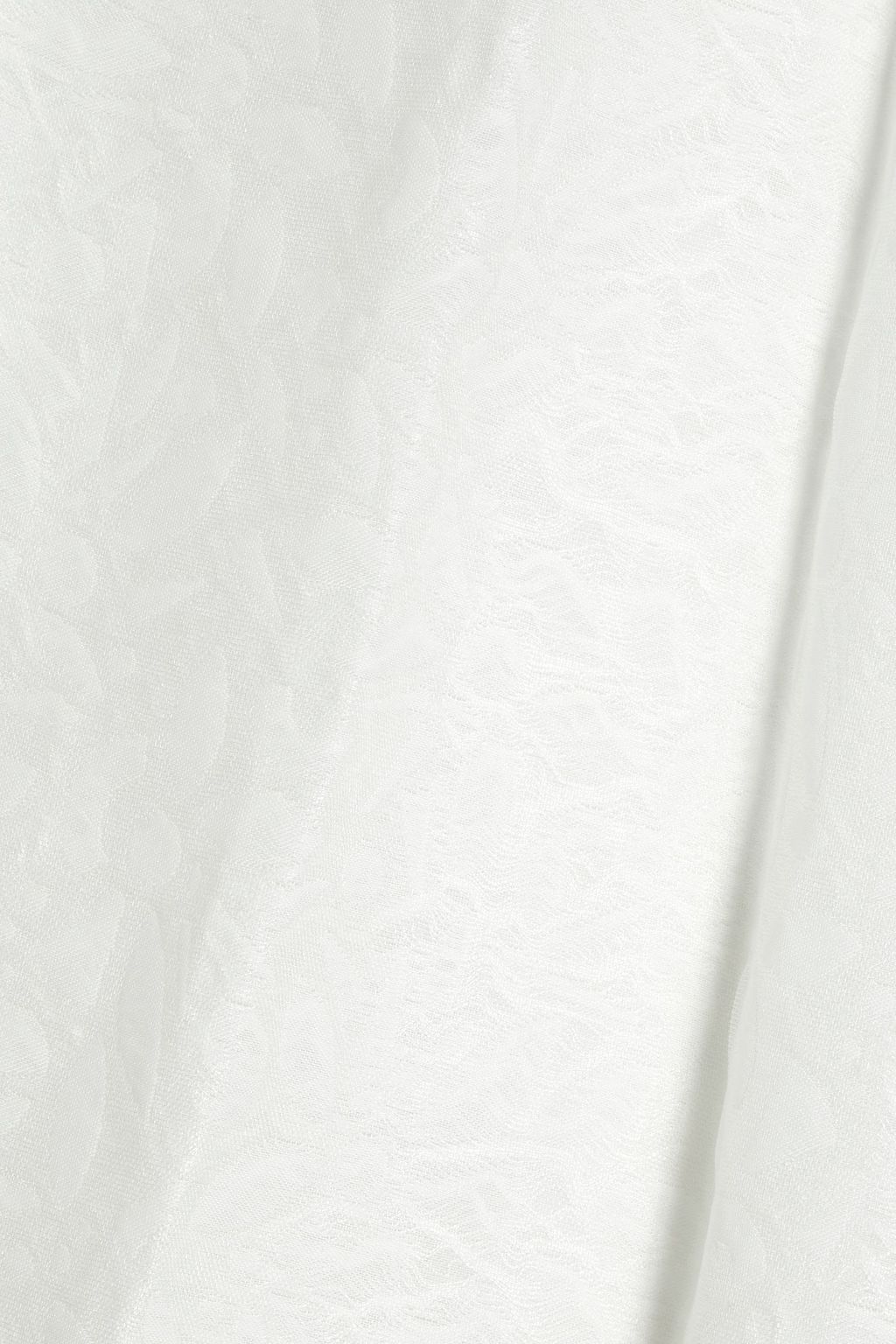 THEIA Ruffled jacquard mini dress