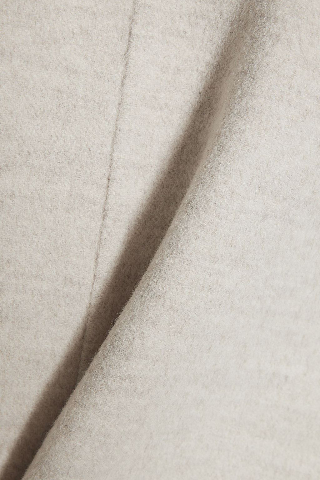 PROENZA SCHOULER Mélange wool, cashmere and angora-blend poncho