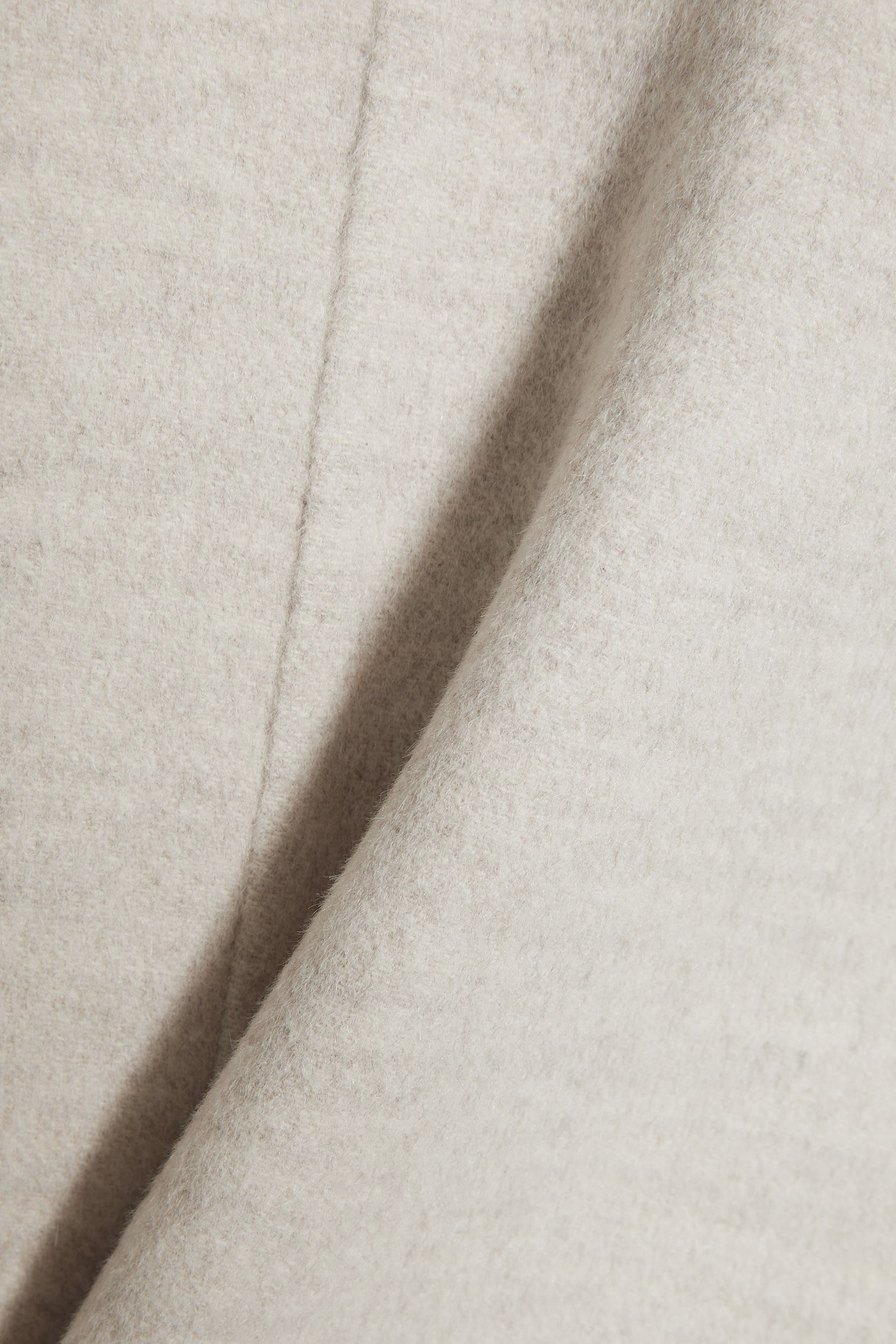 Proenza Schouler Mélange wool, cashmere and angora-blend poncho thumbnail