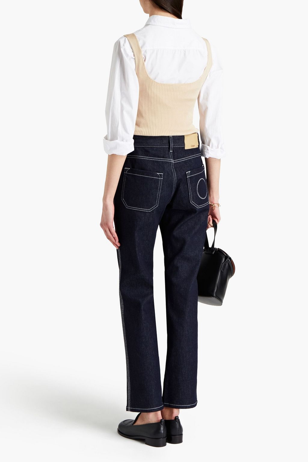 CHLOÉ Mid-rise straight-leg jeans