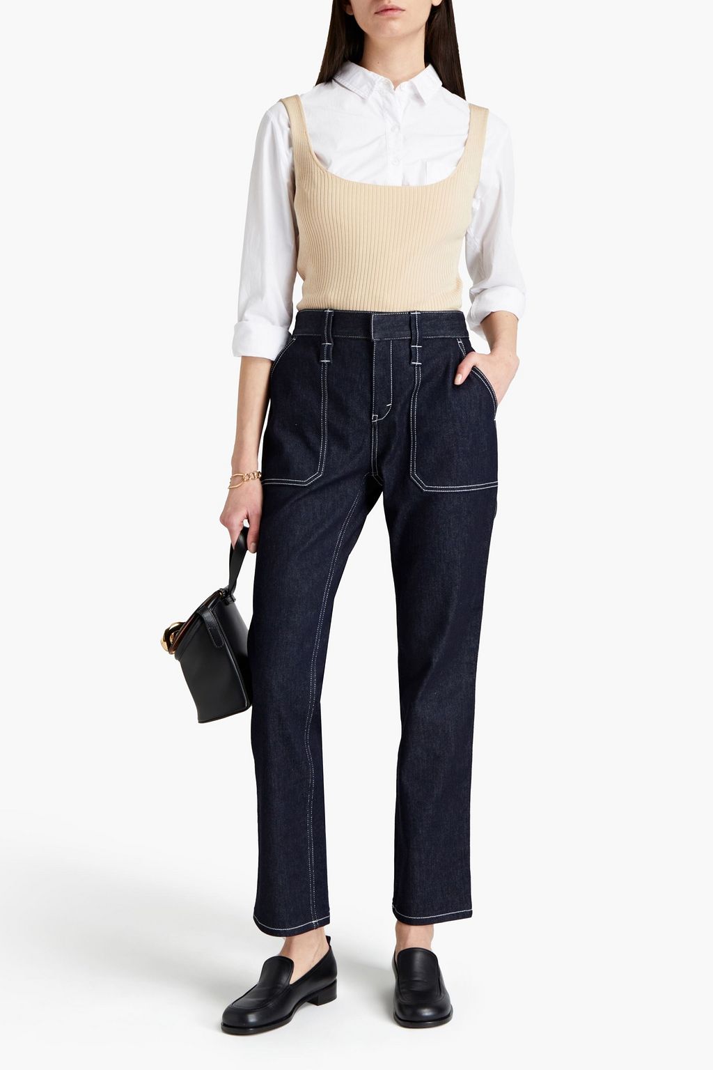 CHLOÉ Mid-rise straight-leg jeans