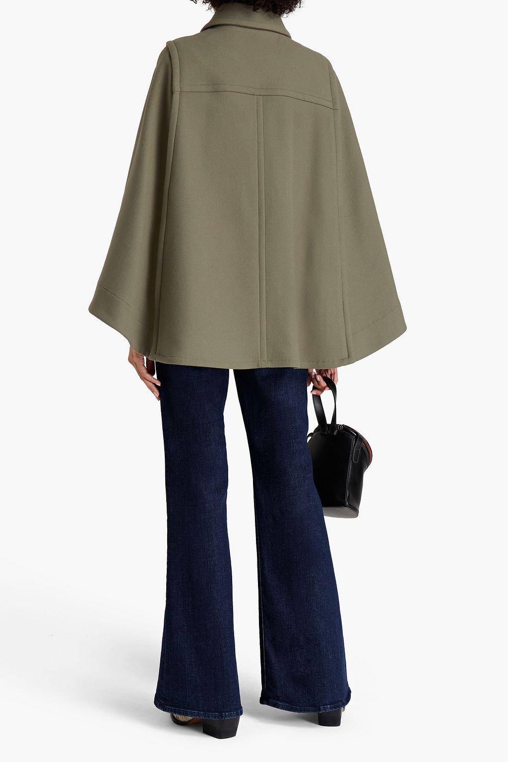 SEE BY CHLOÉ Wool-blend twill cape