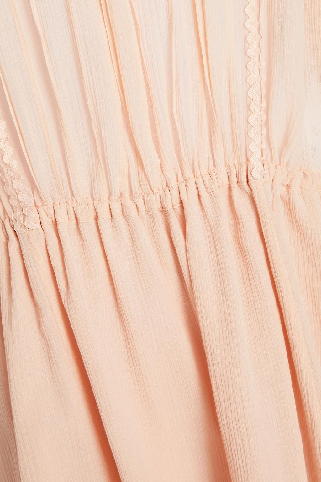 SEE BY CHLOÉ Cotton and silk-blend crepon mini dress