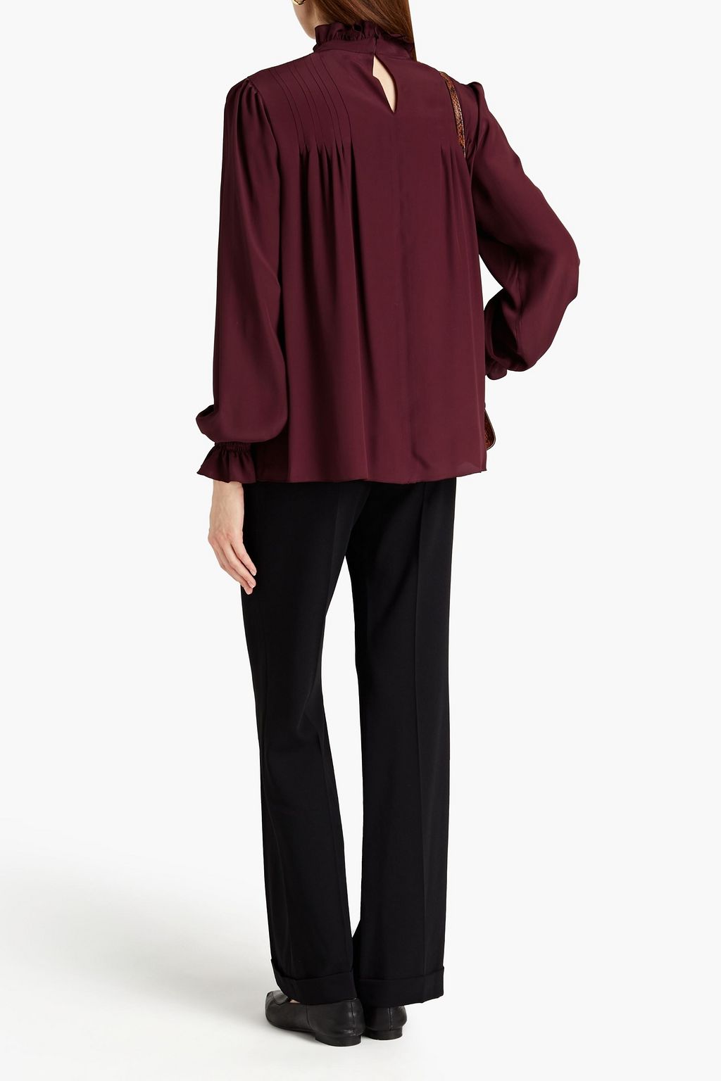 SEE BY CHLOÉ Crepe bootcut pants