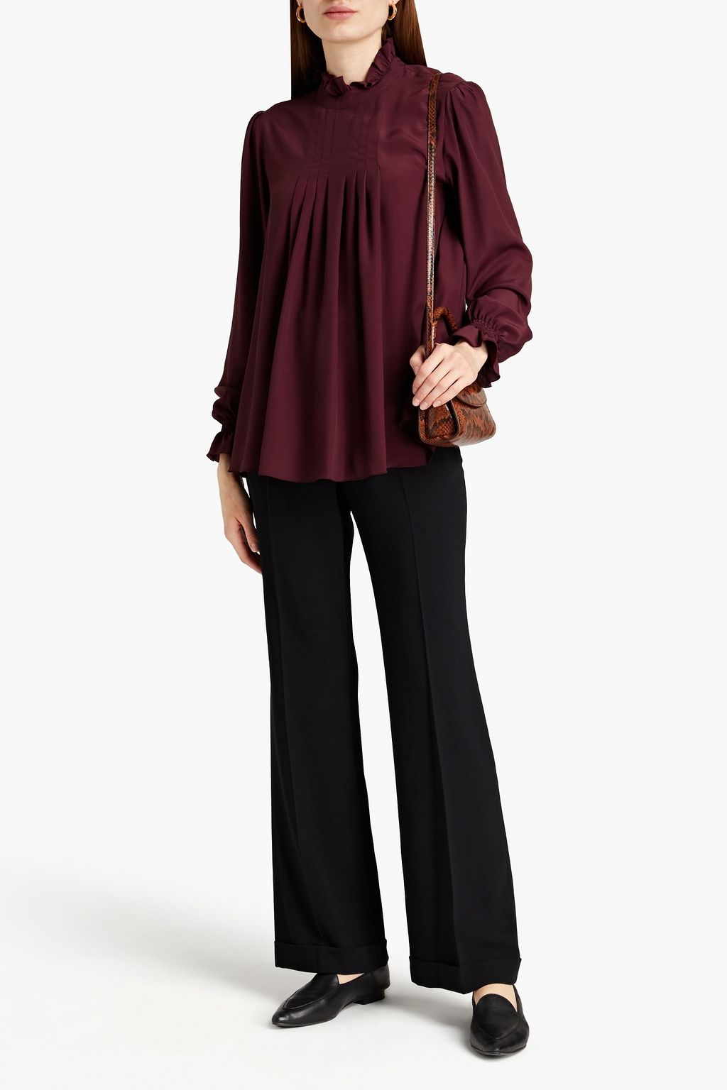 SEE BY CHLOÉ Crepe bootcut pants