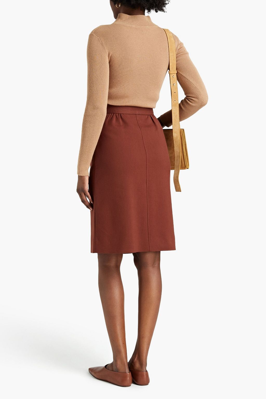 SEE BY CHLOÉ Cotton-blend twill skirt
