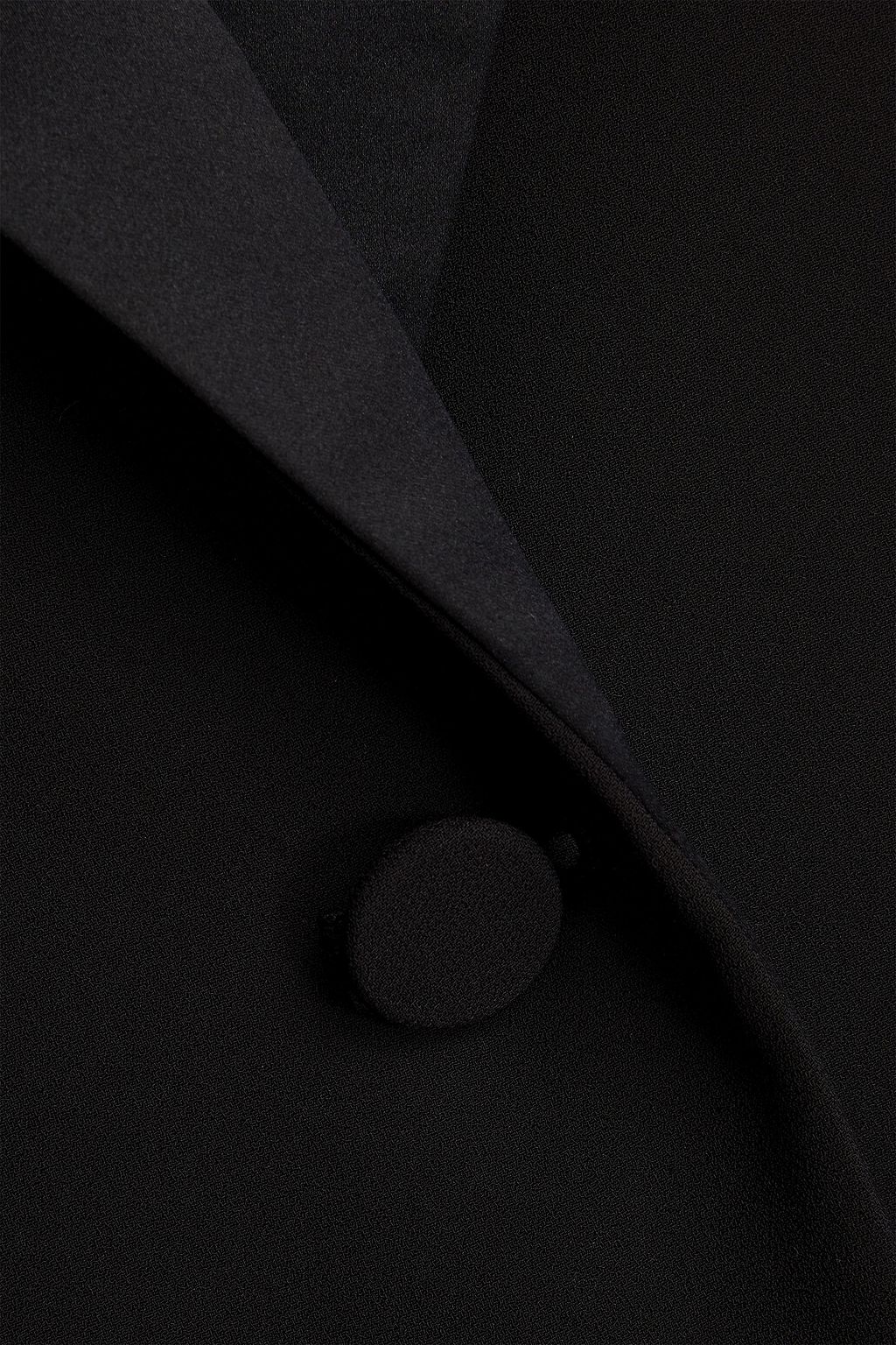 CHLOÉ Satin-trimmed crepe blazer