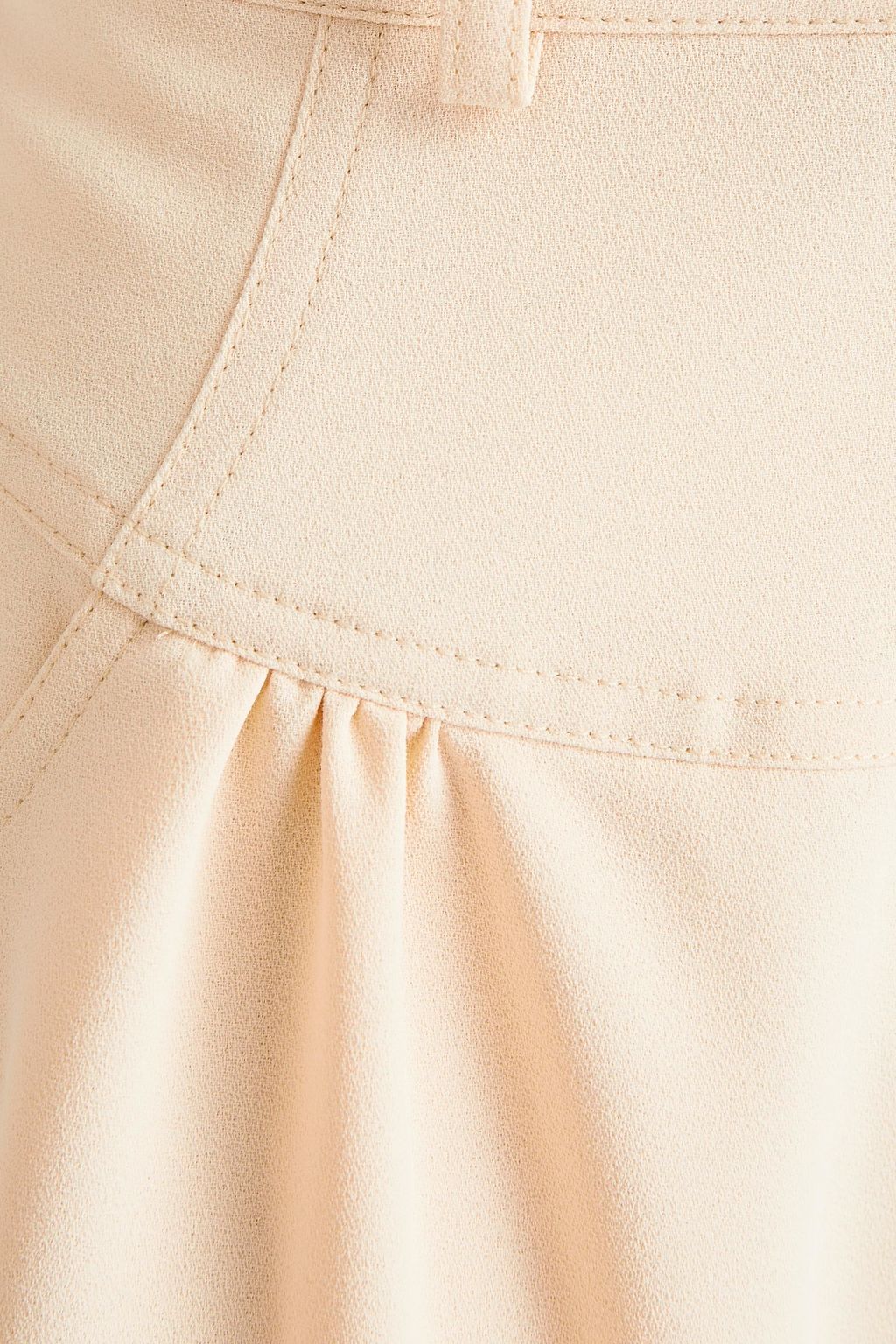 SEE BY CHLOÉ Gathered crepe wide-leg pants