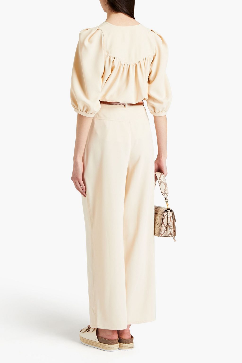 SEE BY CHLOÉ Gathered crepe top