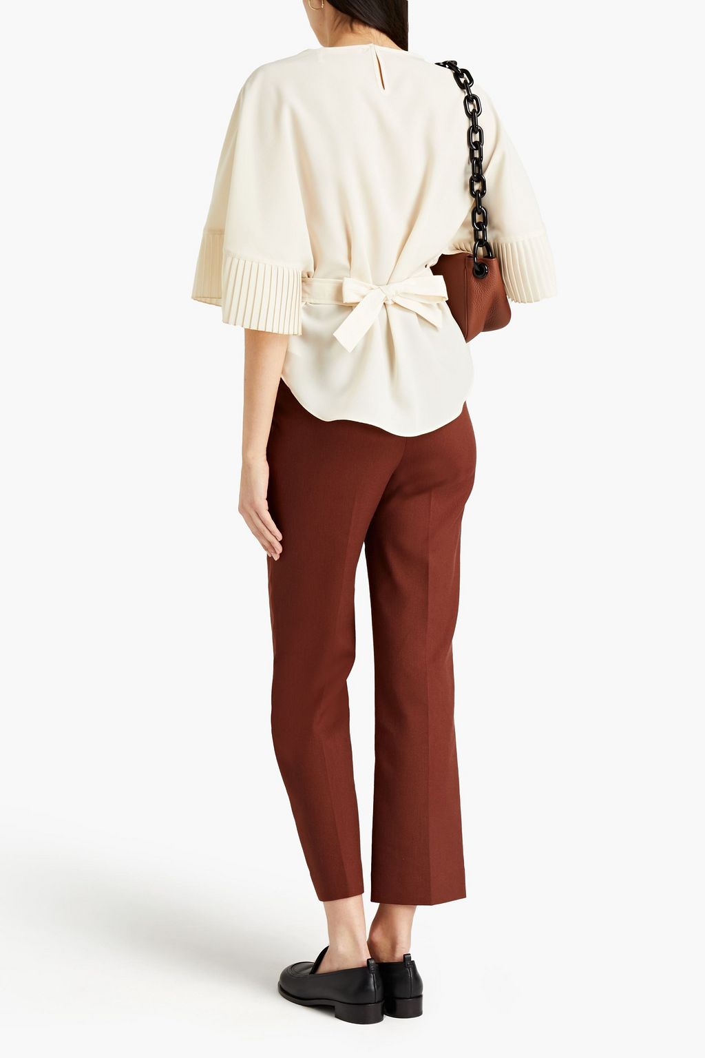 SEE BY CHLOÉ Pleated crepe top