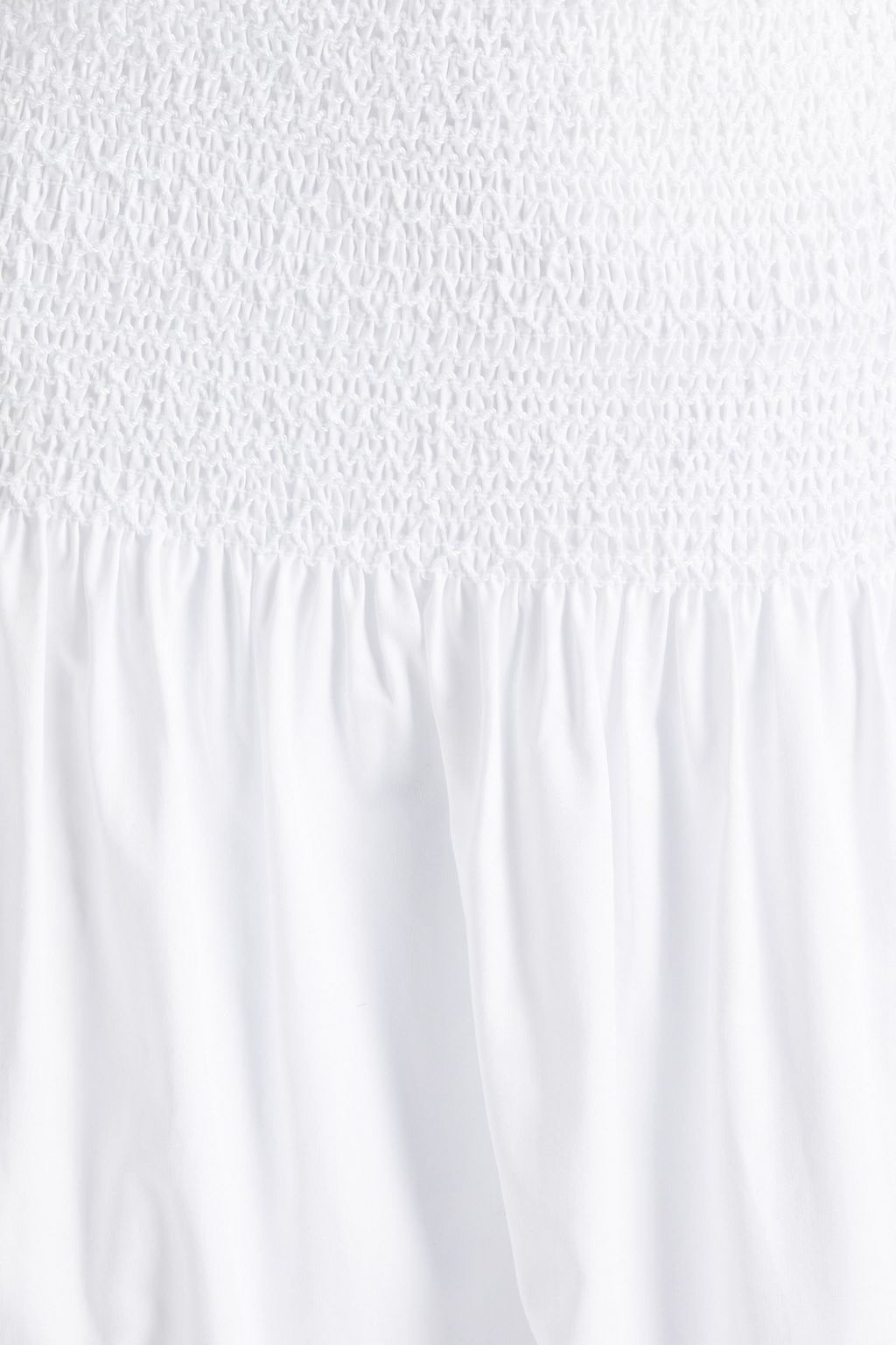 TORY BURCH Convertible cotton-poplin midi skirt