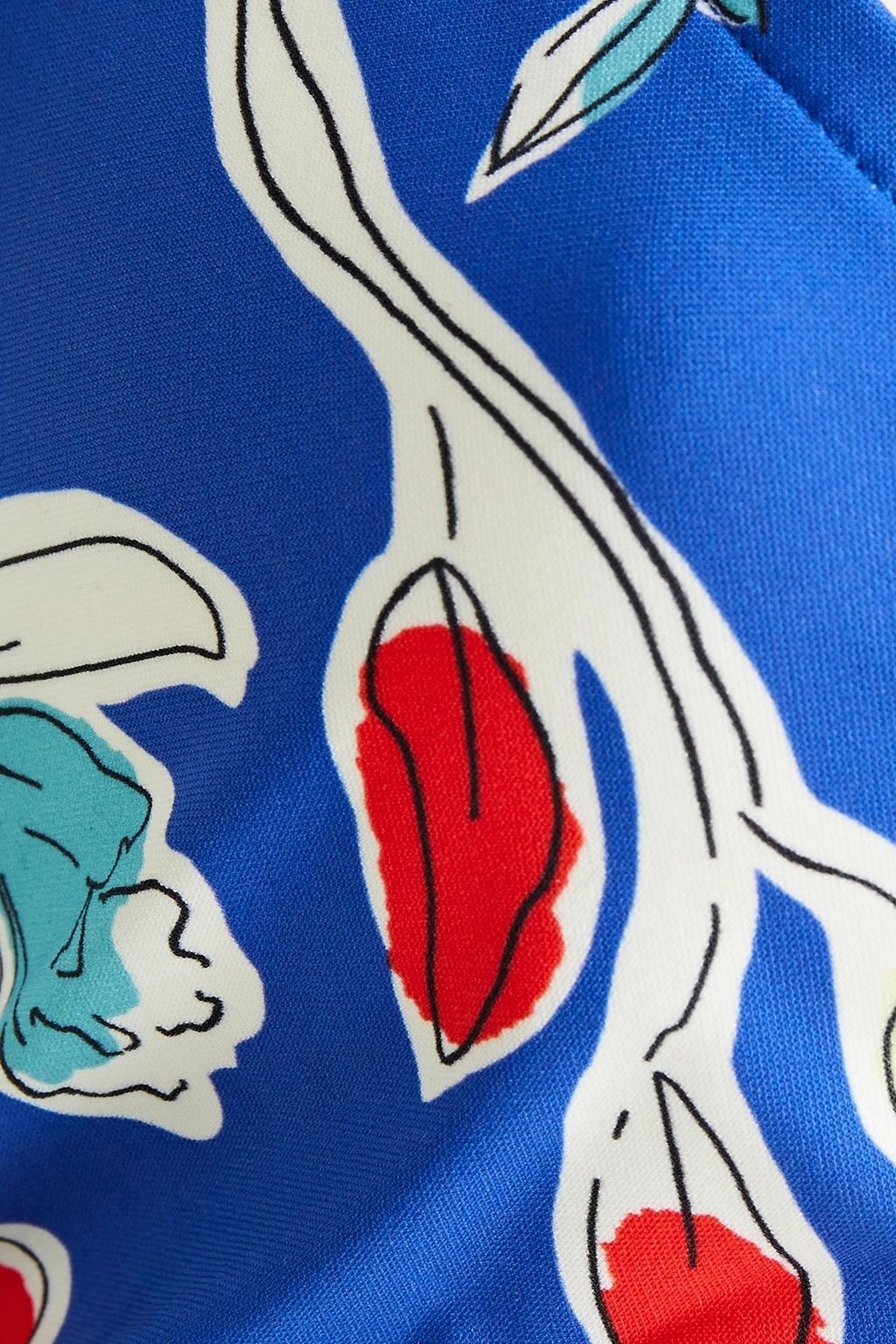 TORY BURCH Printed triangle bikini top