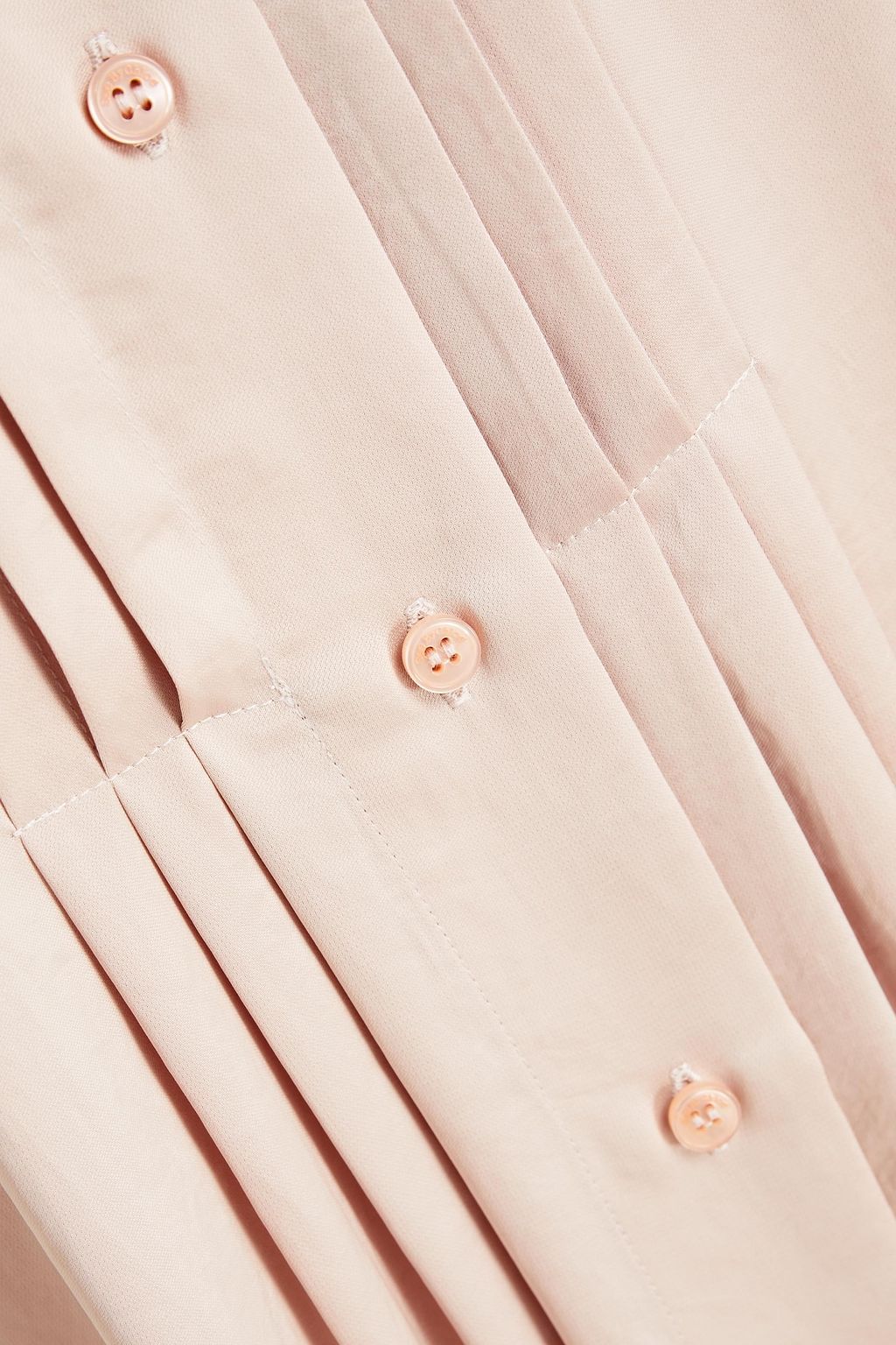 SEE BY CHLOÉ Pintucked satin shirt dress