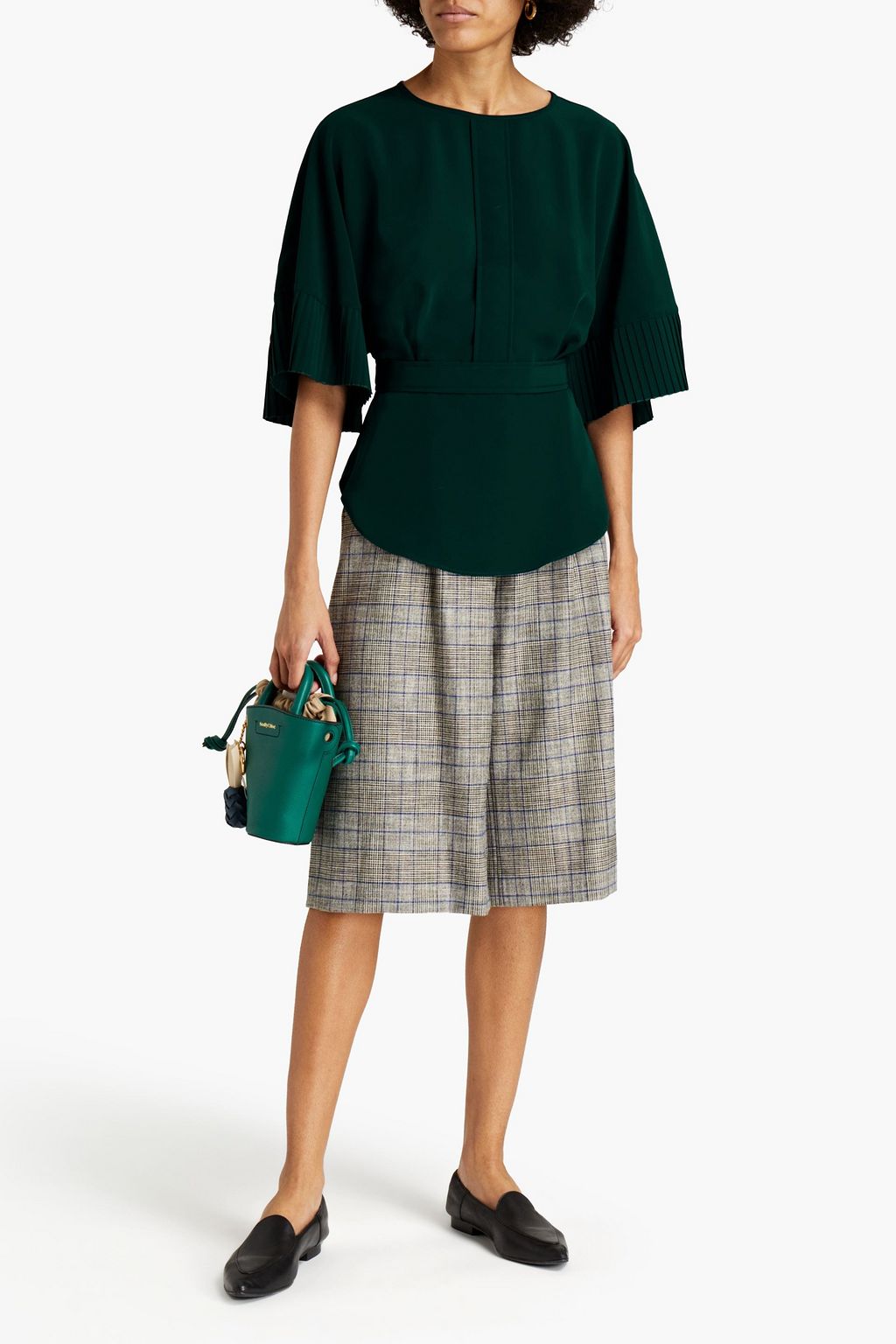 SEE BY CHLOÉ Pleated crepe top