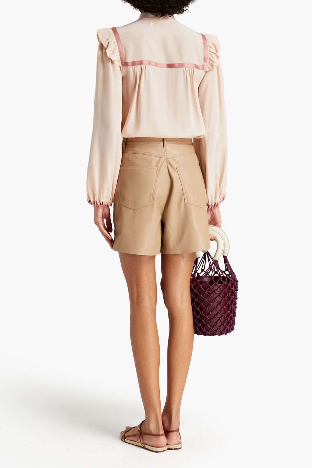 SEE BY CHLOÉ Ruffled silk crepe de chine blouse