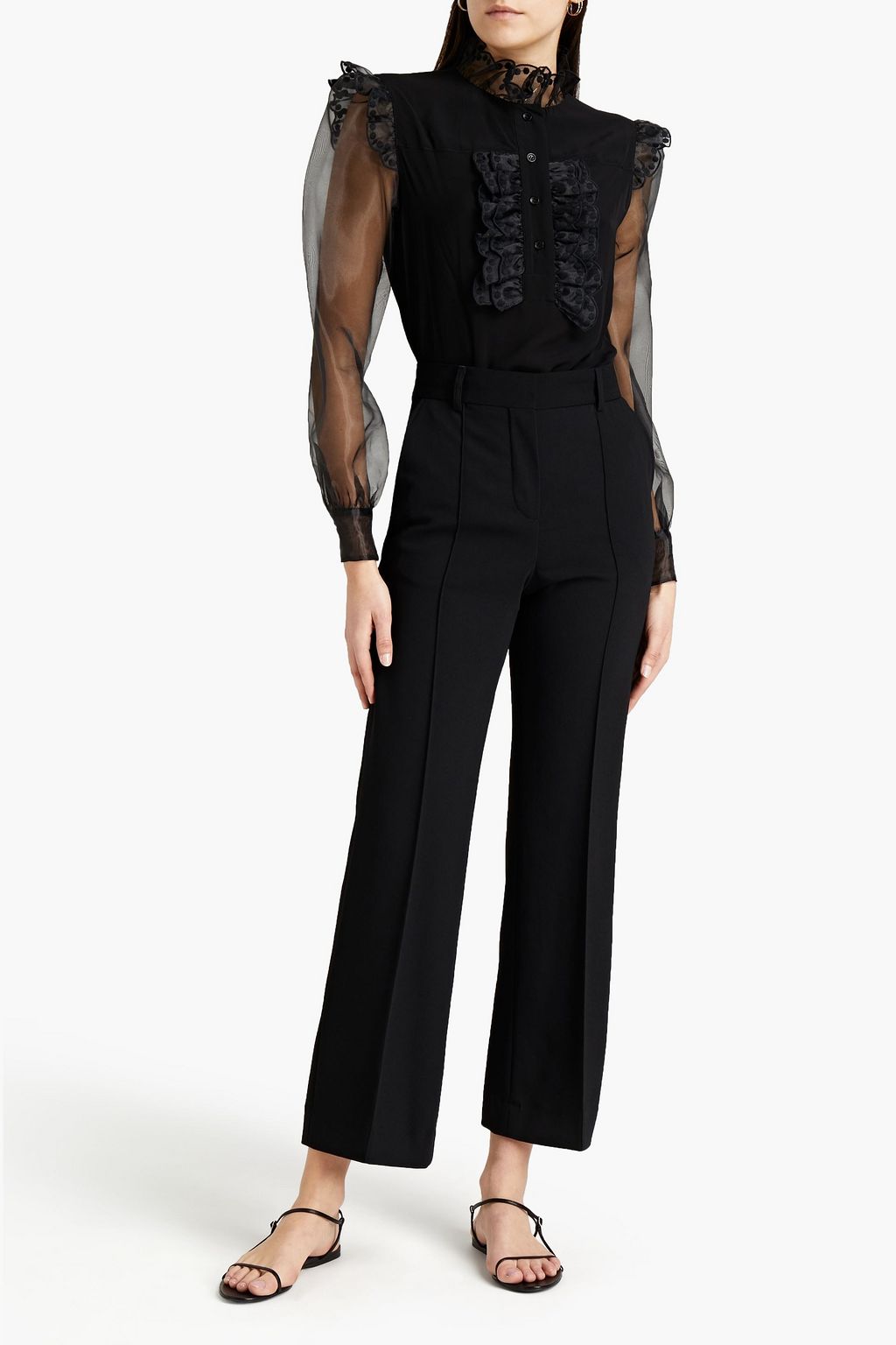 SEE BY CHLOÉ Crepe bootcut pants