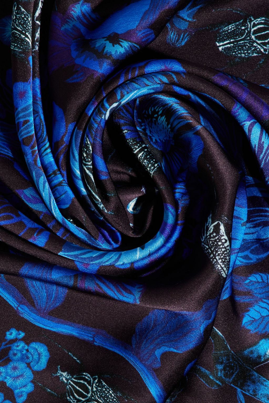 PAUL SMITH Printed silk-satin scarf