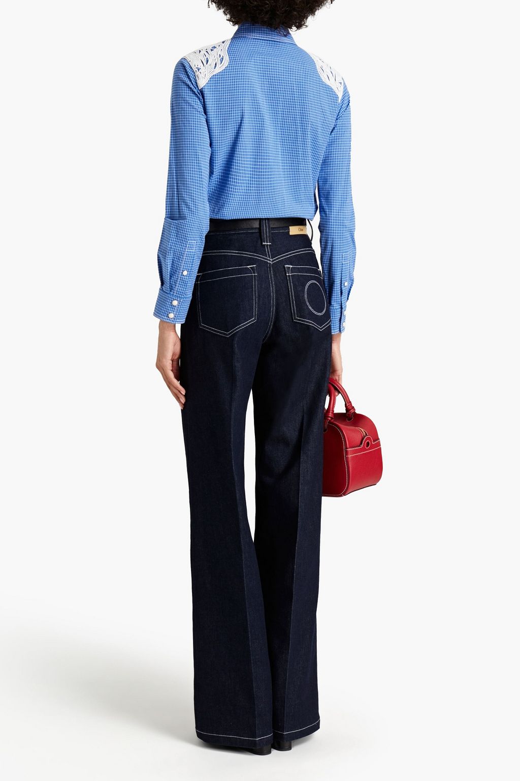 CHLOÉ High-rise wide-leg jeans