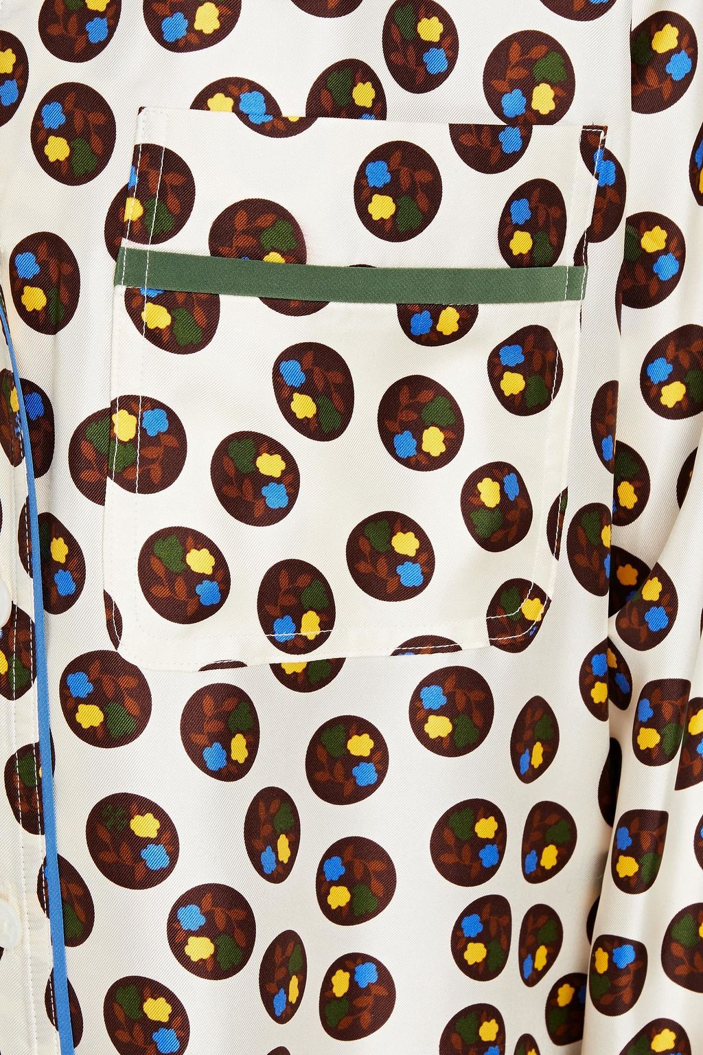 TORY BURCH Bedrucktes Hemd aus Seiden-Twill