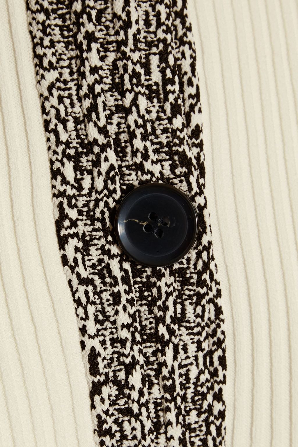 PROENZA SCHOULER Ribbed-knit polo sweater