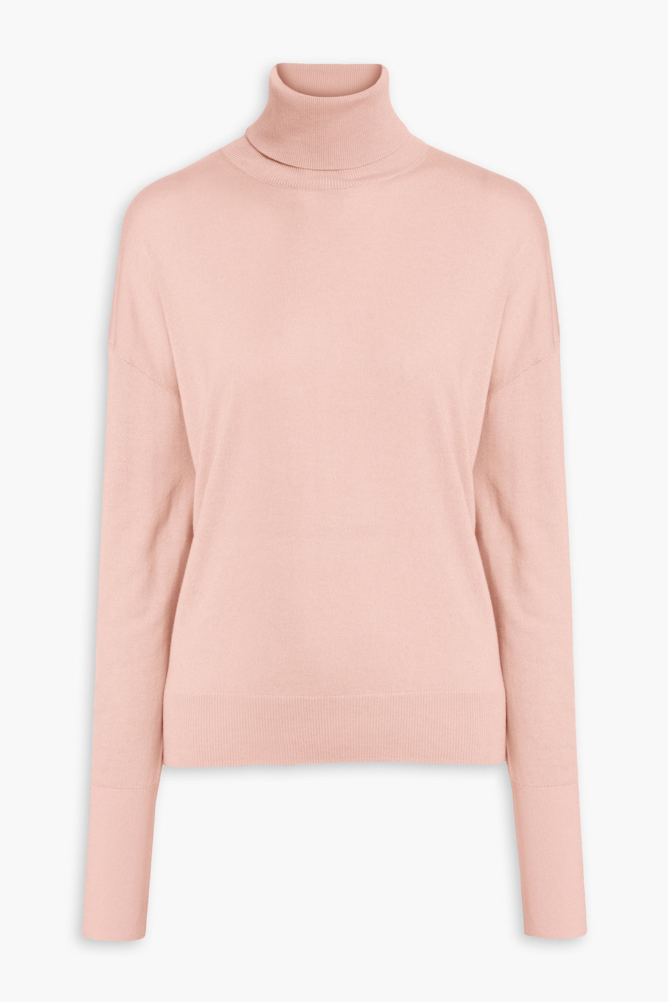 proenza schouler - silk-blend turtleneck sweater - pink - xs